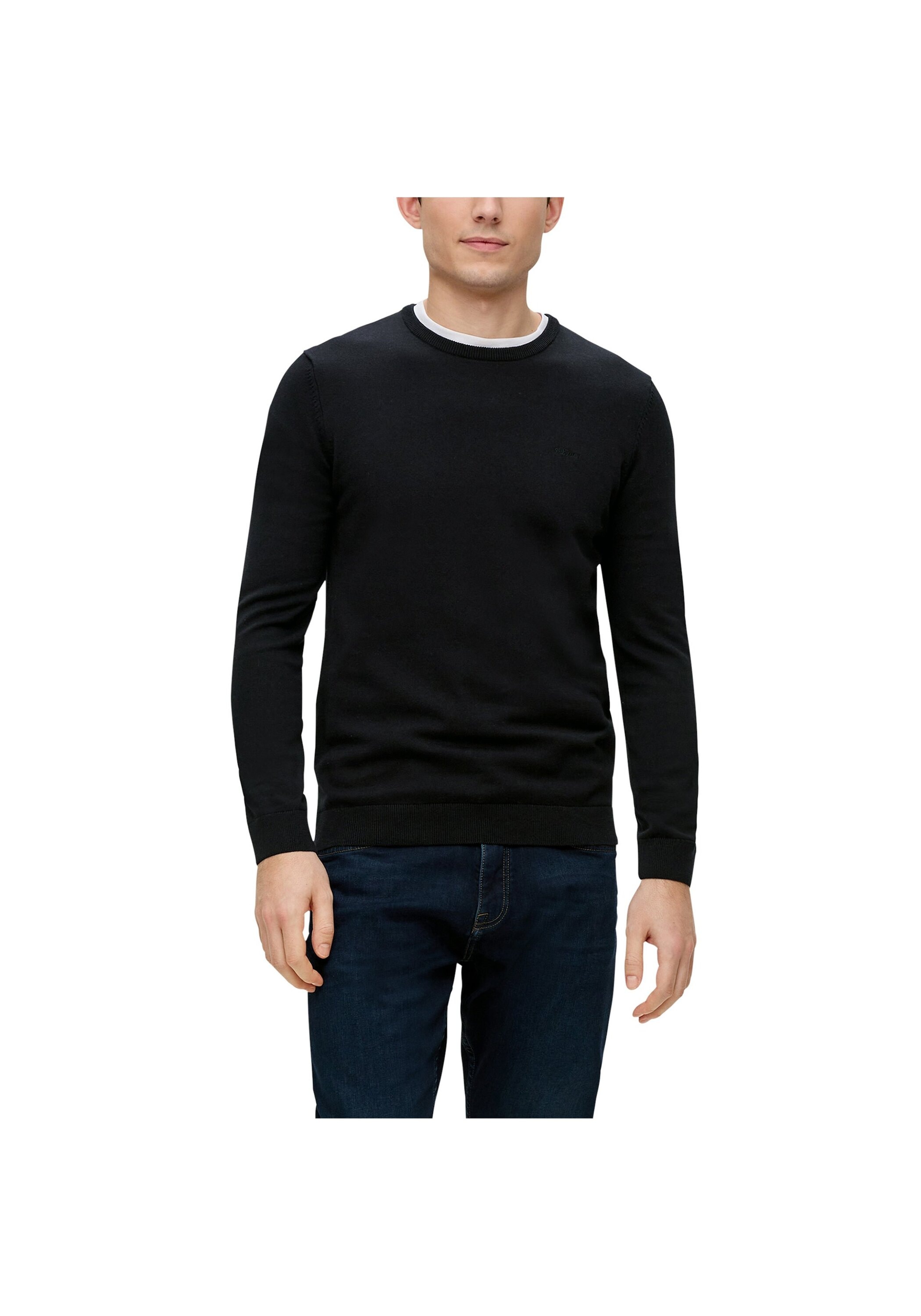 s.Oliver Sweater »Strickpullover Basic Strickpullover 1er Pack«, 1 tlg.
