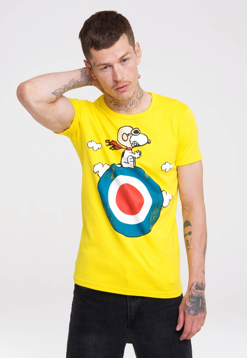 LOGOSHIRT T-Shirt »Peanuts lizenziertem bestellen - mit BAUR | Print Snoopy«