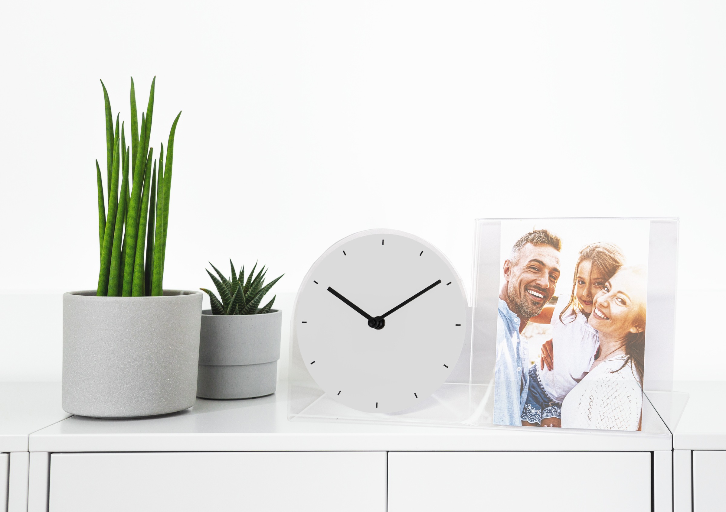 queence Tischuhr »Die große Helene«, (1 St.), Tisch, Uhr, modern, geräuschlos mit Bilderrahmen