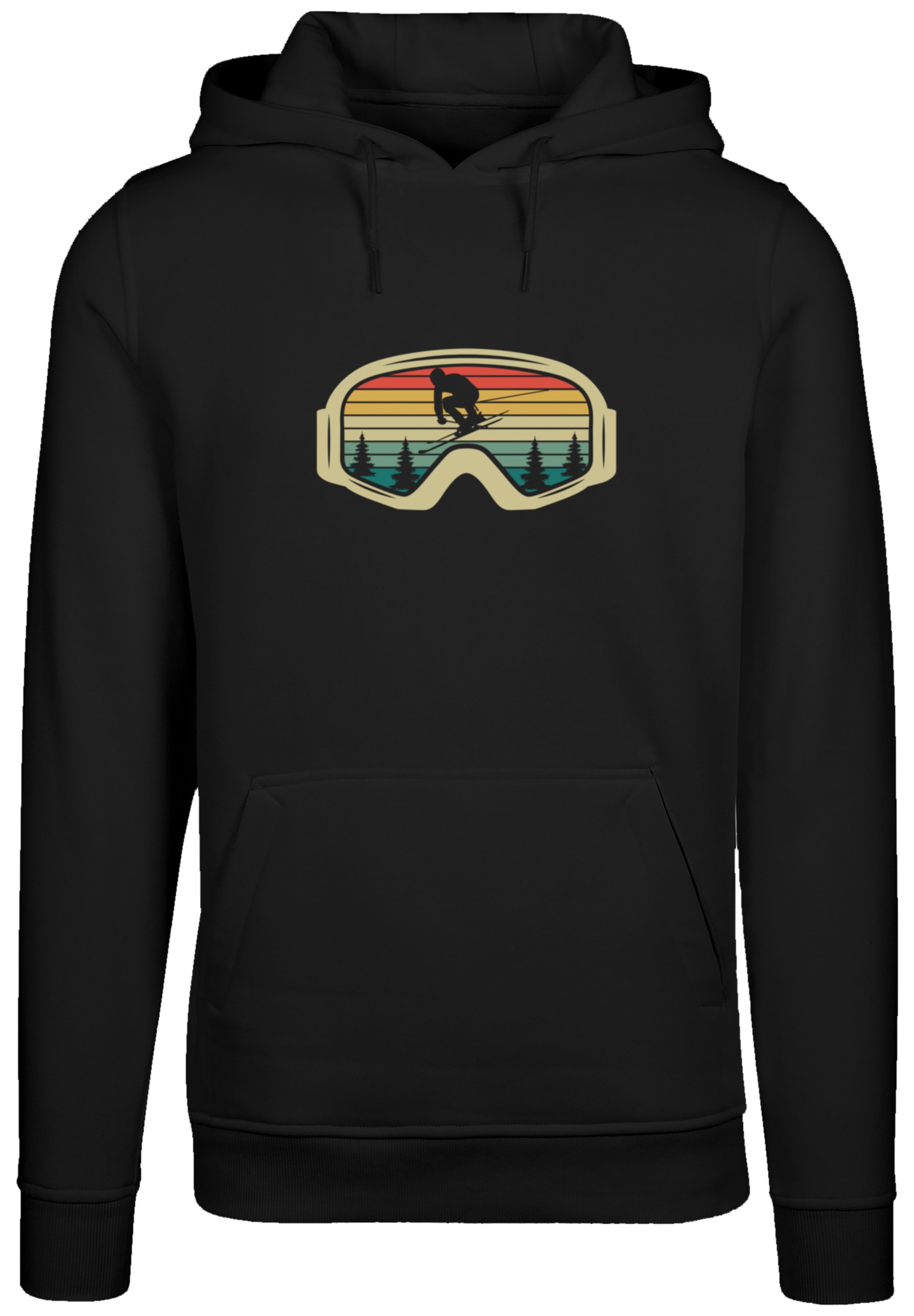 F4NT4STIC Kapuzenpullover »Retro Skibrille Wintersport«, Premium Qualität