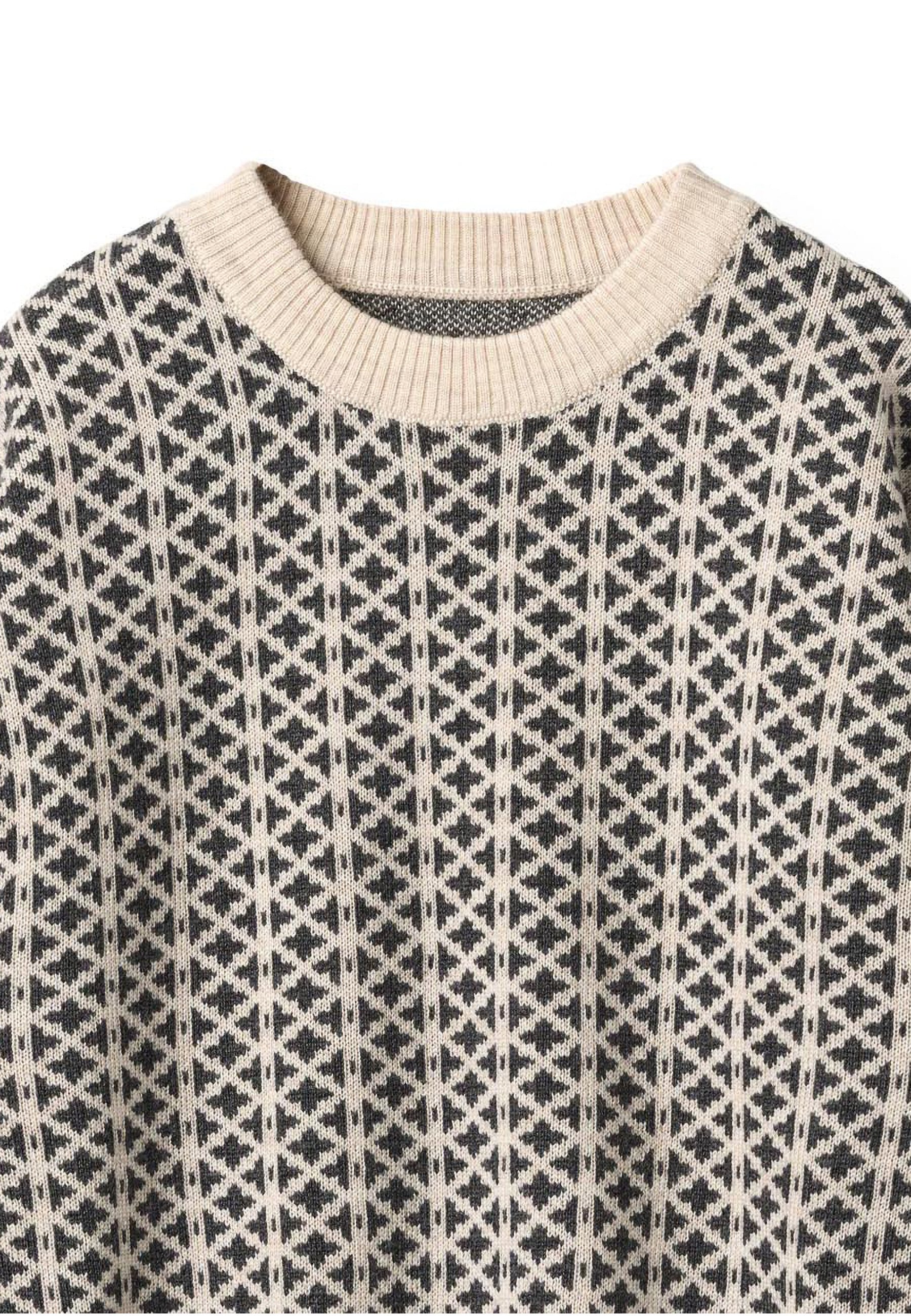 WHEAT Rundhalspullover »WHEAT Jaquard Pullover Elias« 1 Stk.