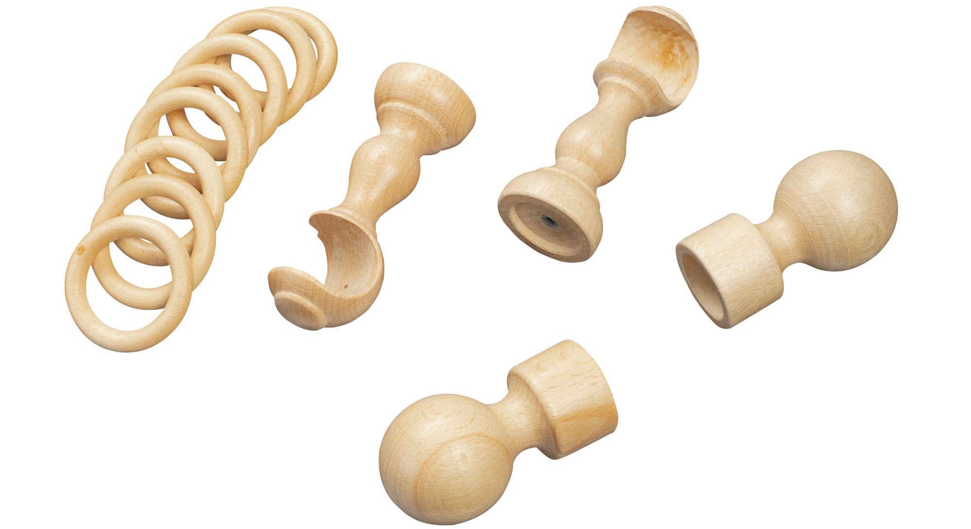 SN DECO GROUP Gardinenstange »Giro«, 1 läufig-läufig, Fixmaß