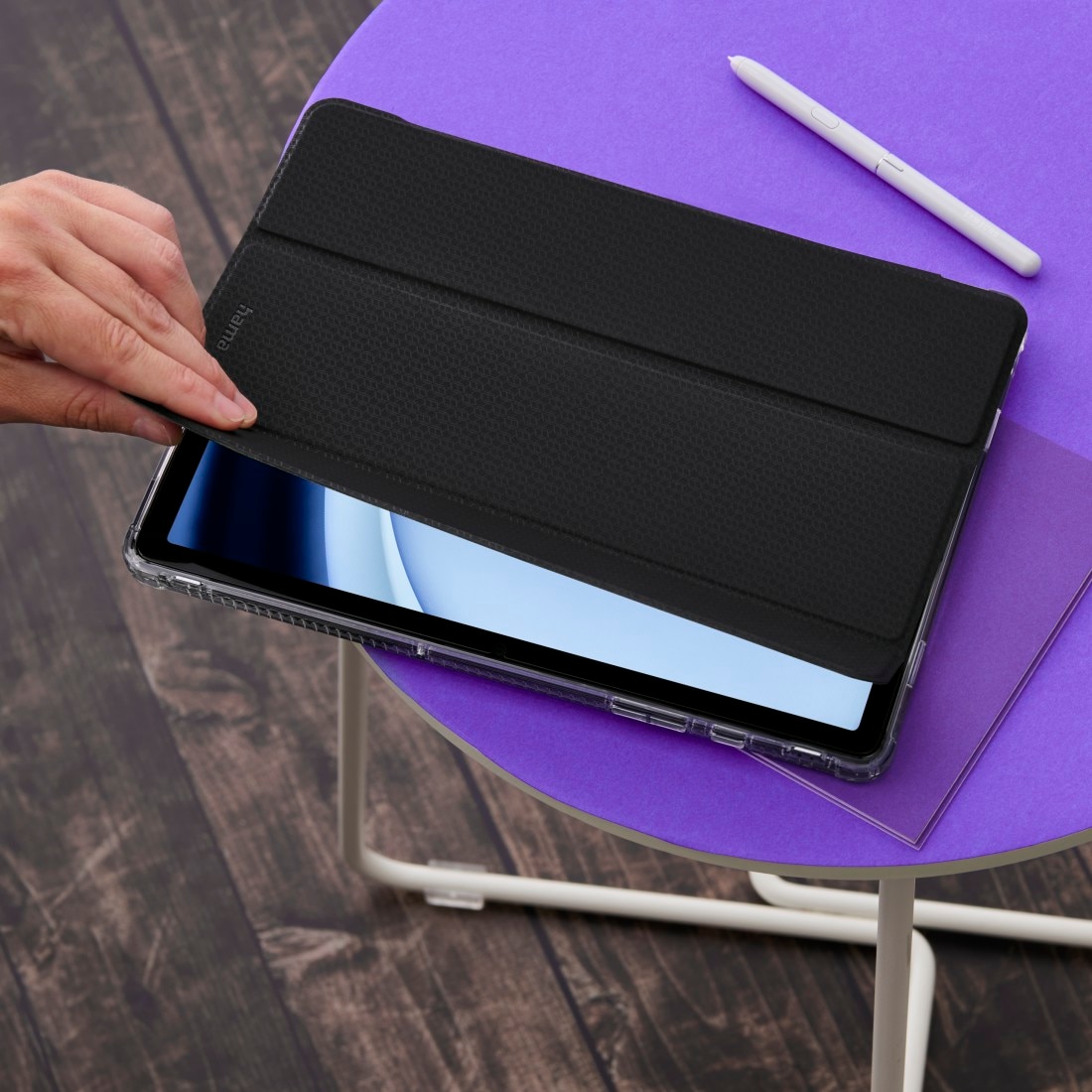 Hama Tablet-Hülle »Tablet-Hülle f. Samsung Galaxy Tab A9+ 11" (sicher, Magnet, Stiftfach)«, Samsung Galaxy Tab A9+