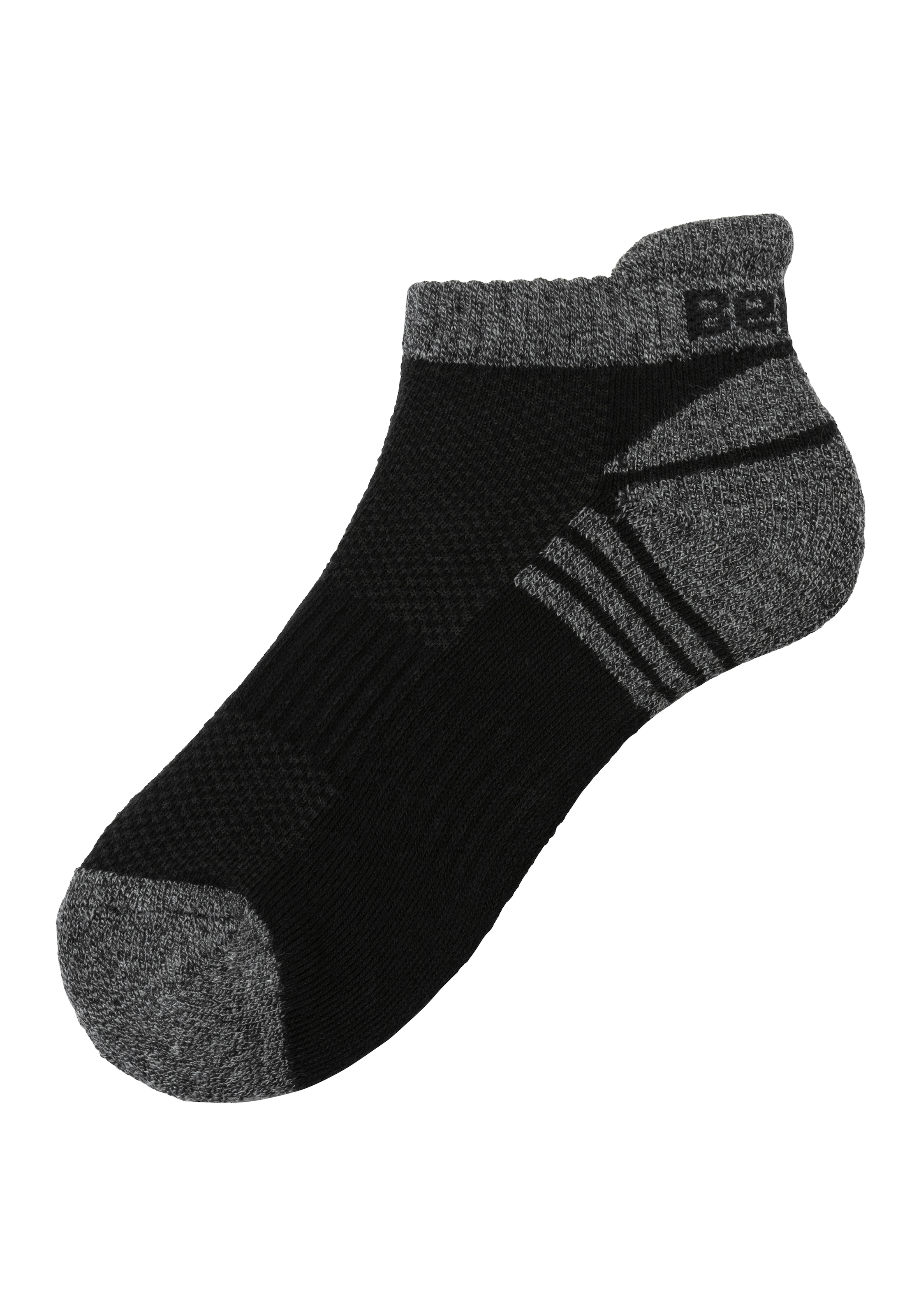 Bench. Sneakersocken, (Packung, 3 Paar), mit Mittelfußgummi und Pikeestruktur