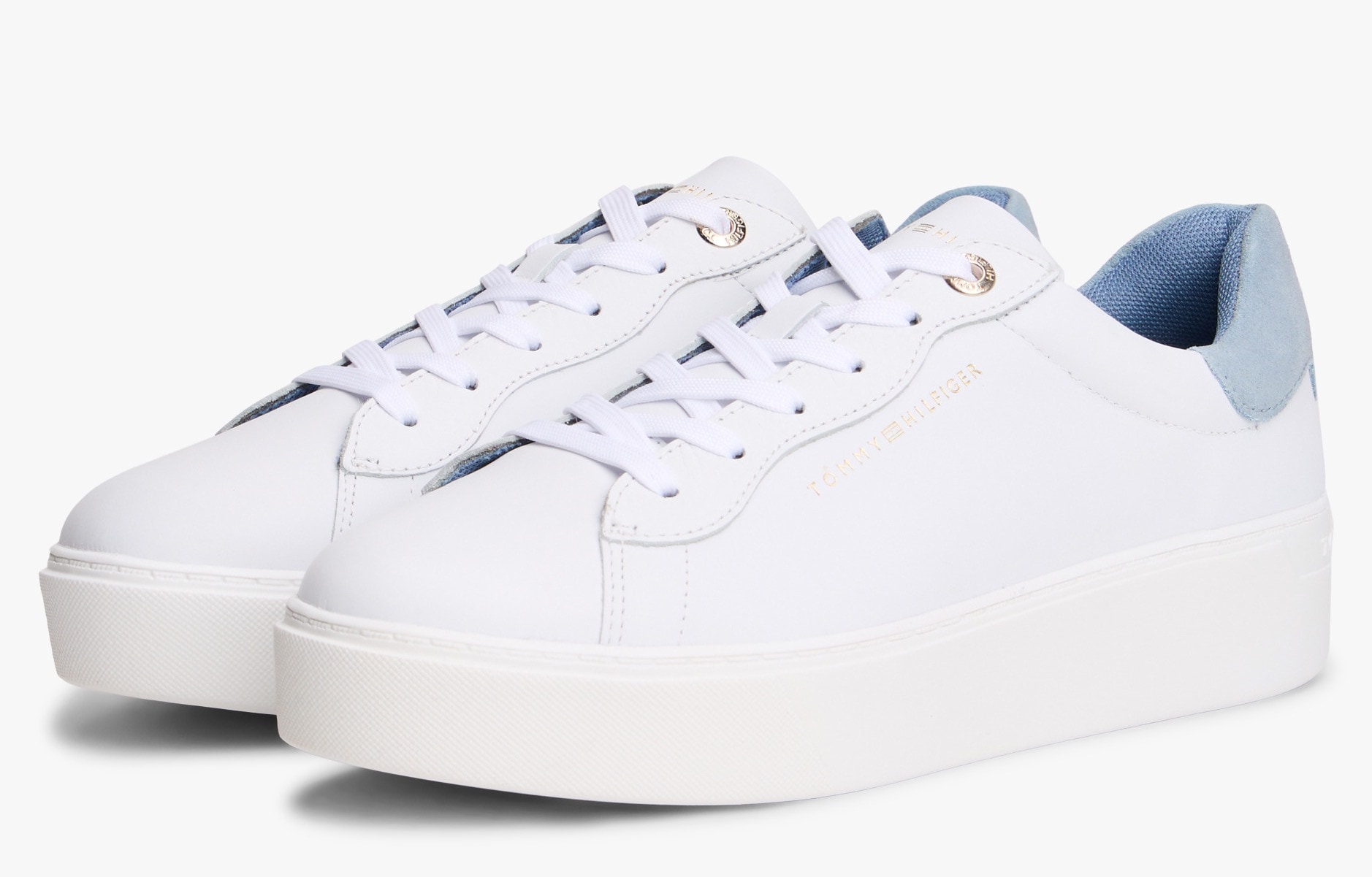 Tommy Hilfiger Plateausneaker "CHIC PLATFORM CUPSOLE SNEAKER" günstig online kaufen