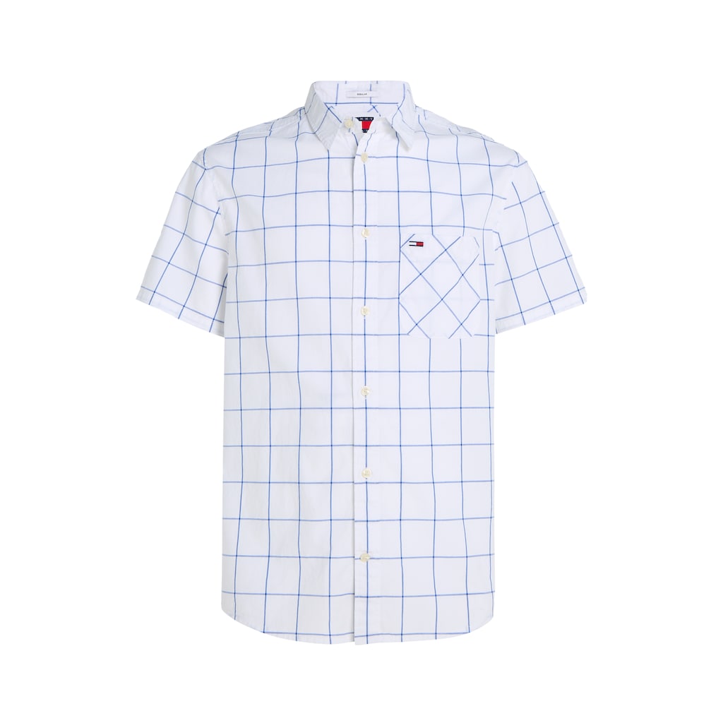 Tommy Jeans Kurzarmhemd »TJM REG CHECK POPLIN SS SHIRT«