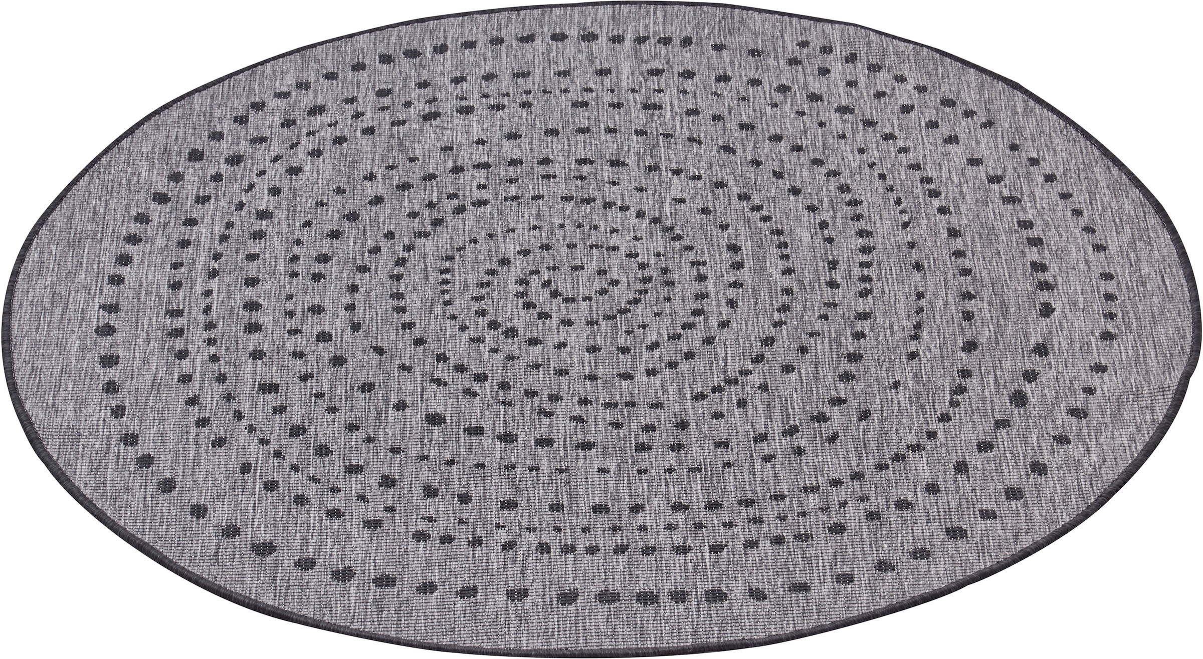 NORTHRUGS Teppich »Bali«, rund, 5 mm Höhe, In-& Outdoor, Wetterfest, Balkon, Garten, Wohnzimmer, Wasserfest