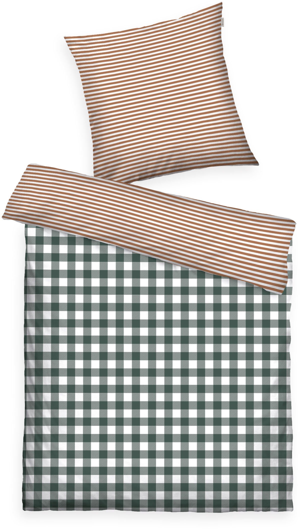 TOM TAILOR HOME Bettwäsche "CLASSIC CHECK in Gr. 135x200cm oder 155x220cm" 2 Stk. new bedroom, gewebtes Label