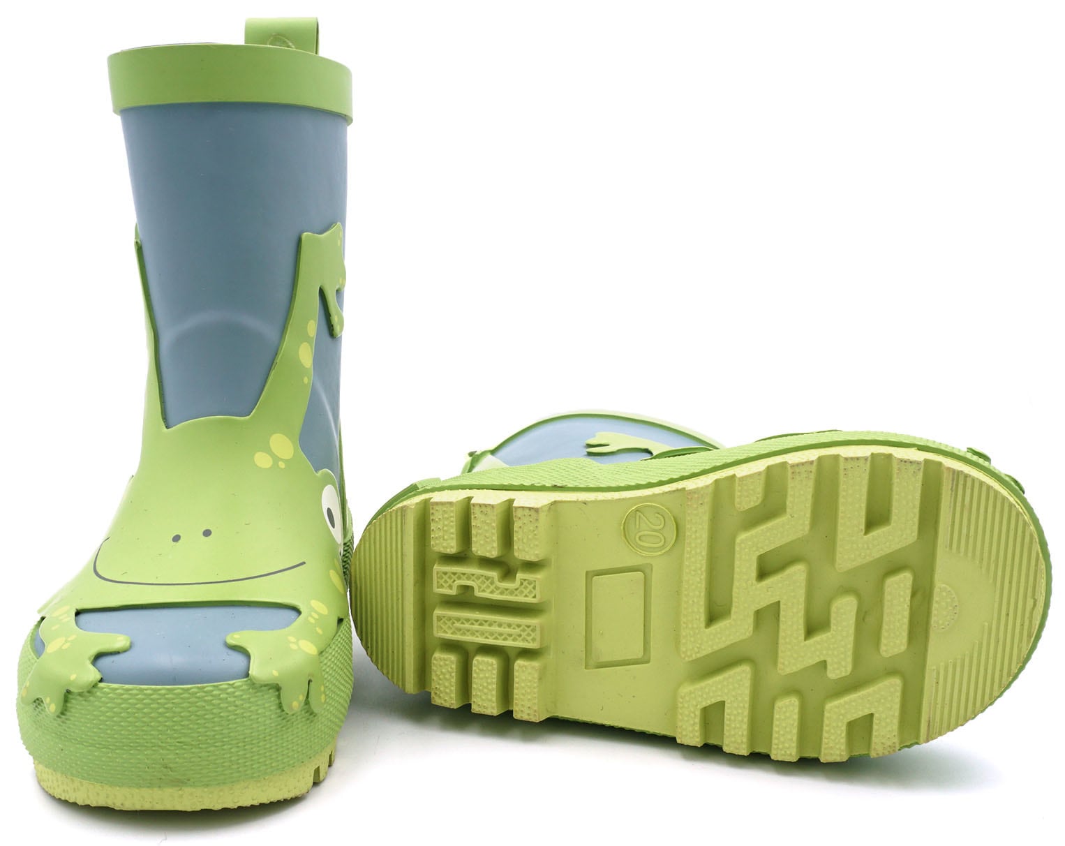 MAXIMO Gummistiefel, mit niedlichem Frosch-Patch