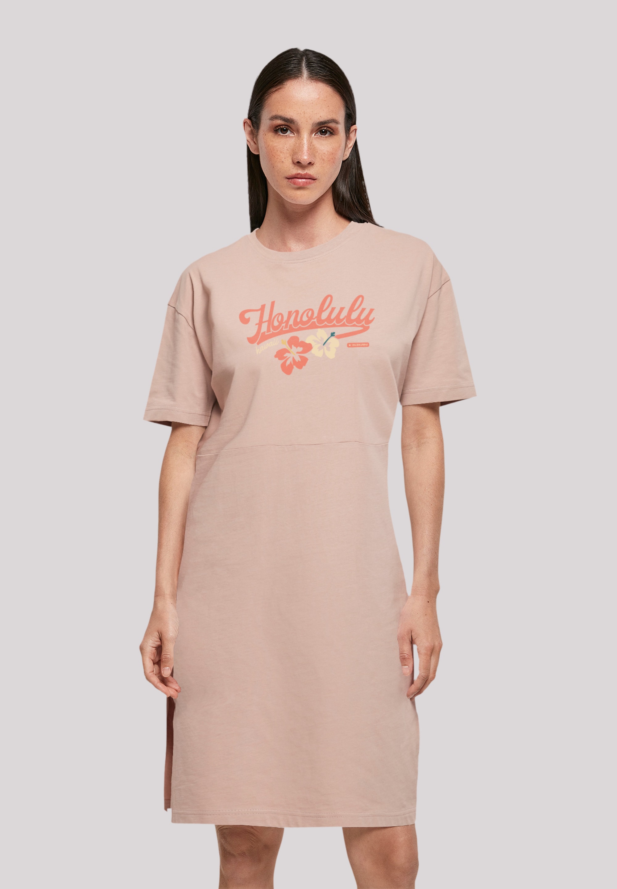 F4NT4STIC Shirtkleid "Honolulu" Ohne Taschen Print günstig online kaufen