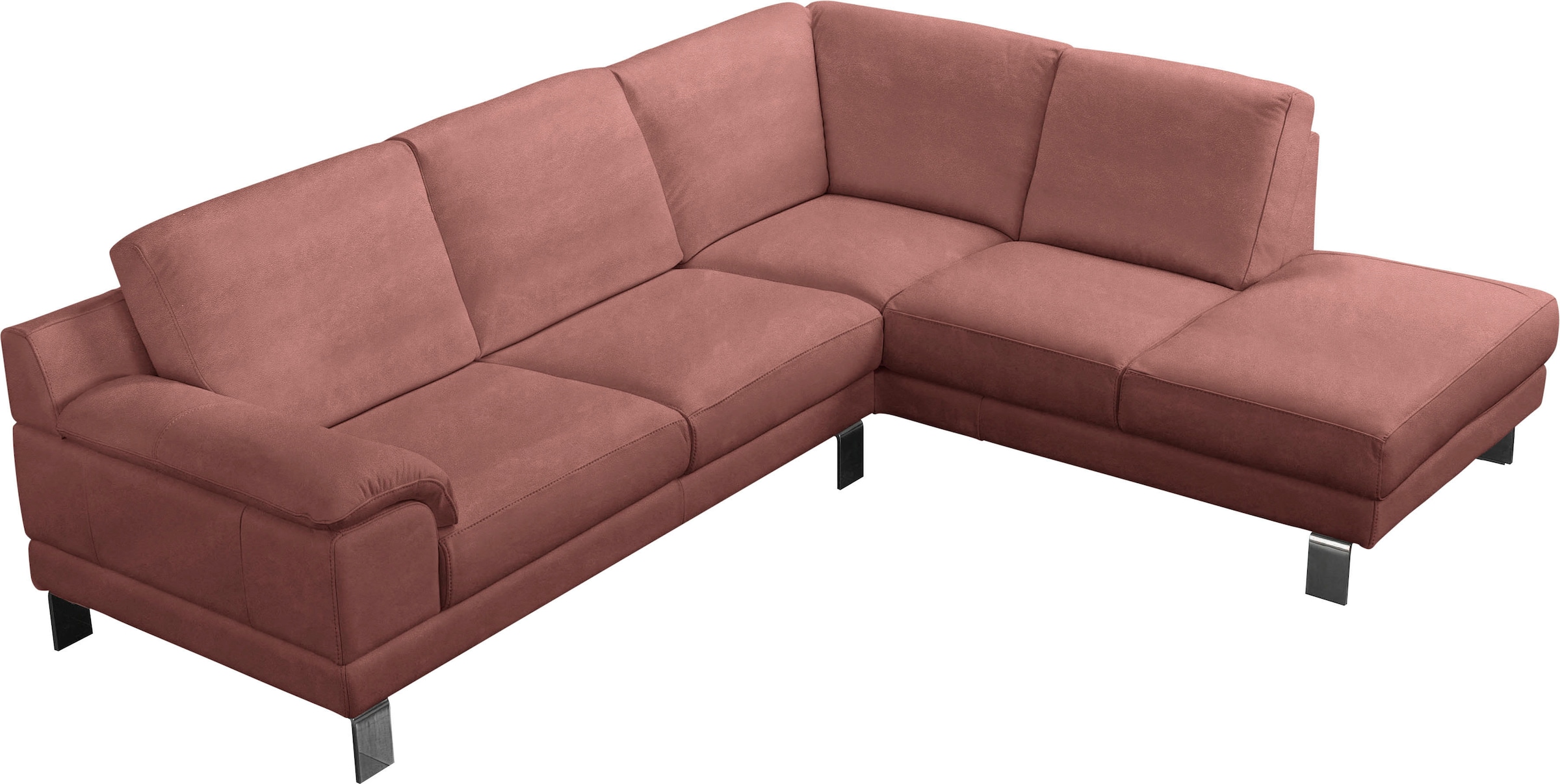 Ecksofa »Shakira«, mit Ottomane, elegante Metallfüße