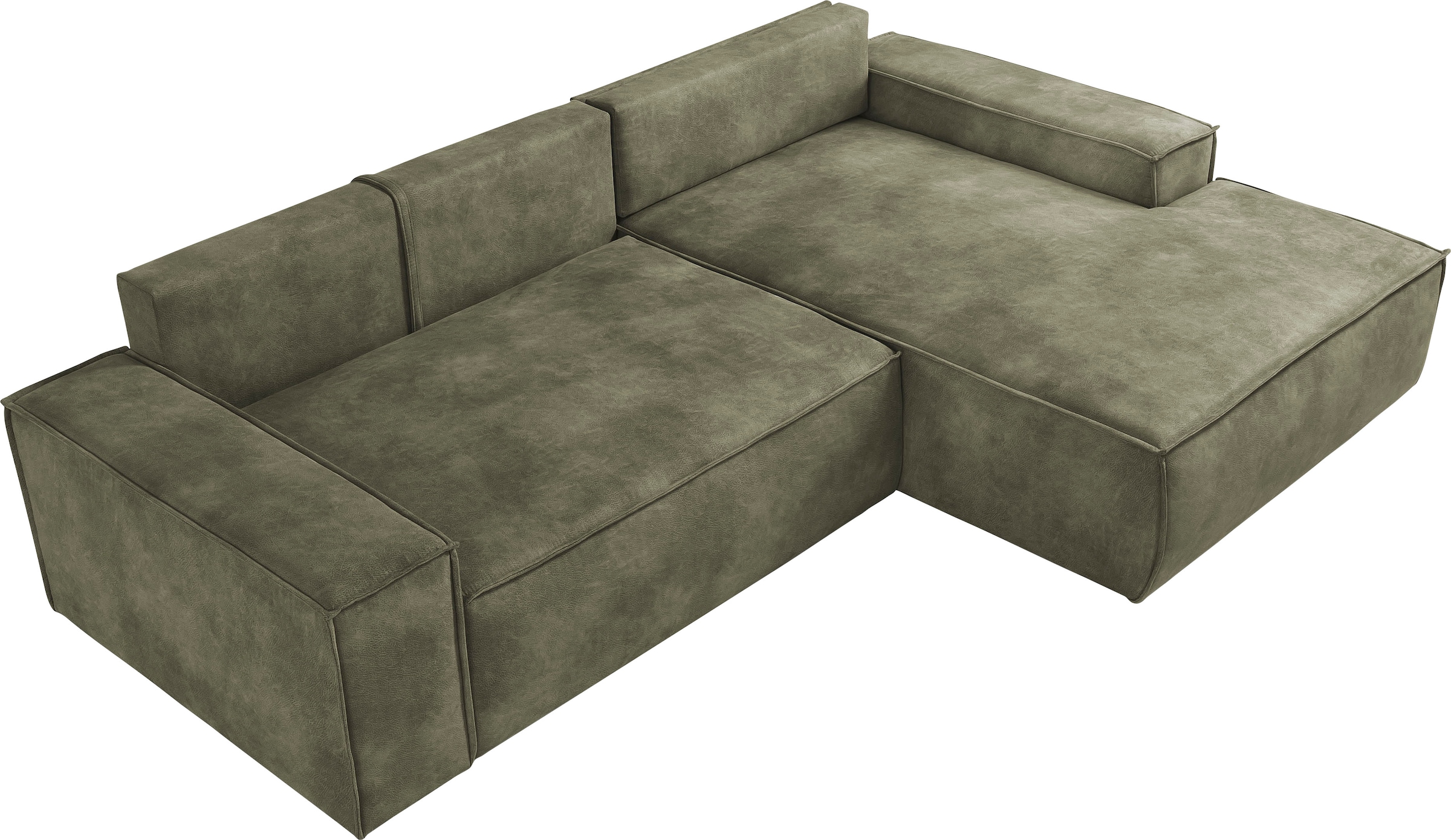 Ecksofa SHERWOOD Schlafsofa, mit Bettkasten, Cord-Bezug