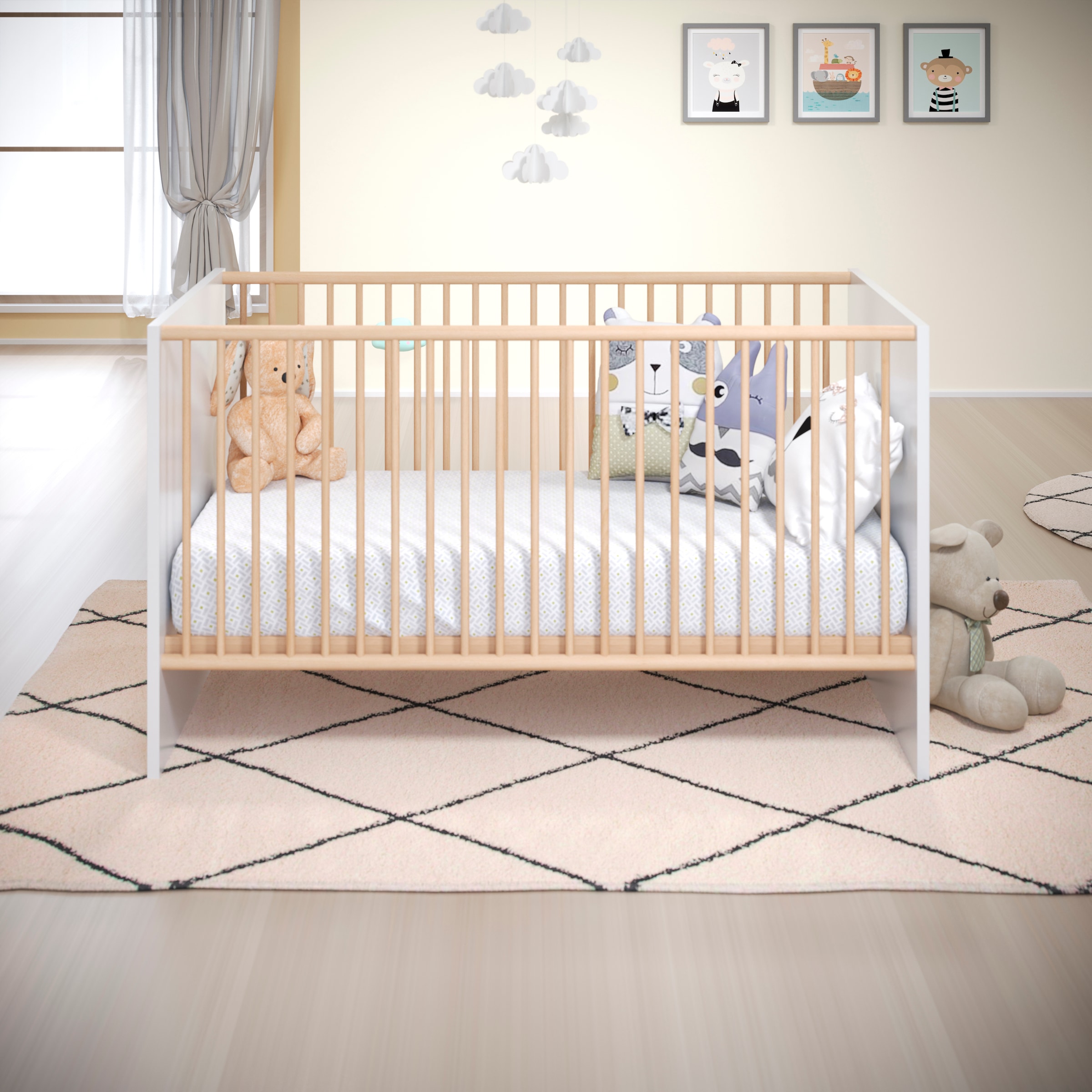 trendteam Babymöbel-Set »Mats«, (2 tlg.), neutrales Design