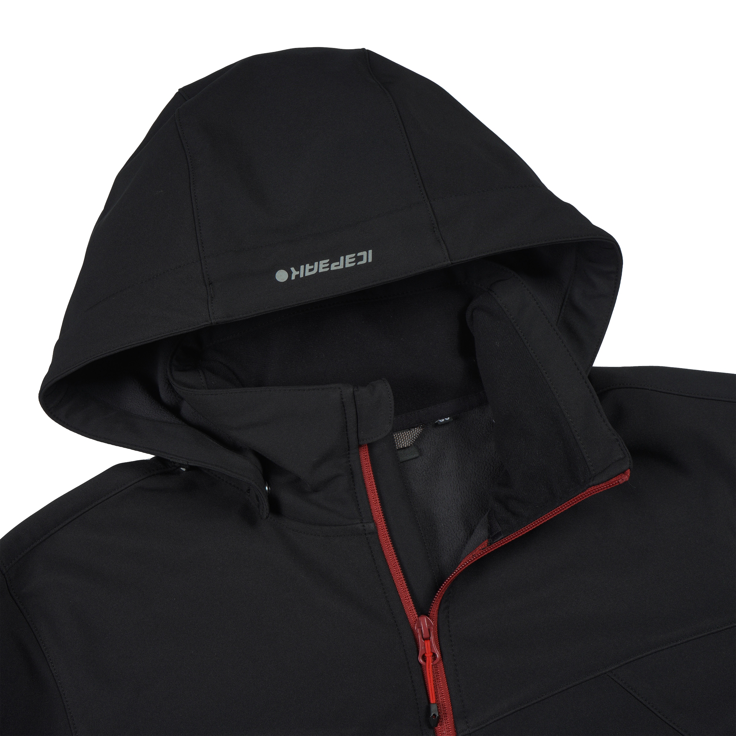 Icepeak Softshelljacke »H SOFTSHELLJACKE BRIMFIELD«, mit Kapuze, mit dezenten Logoschriftzügen