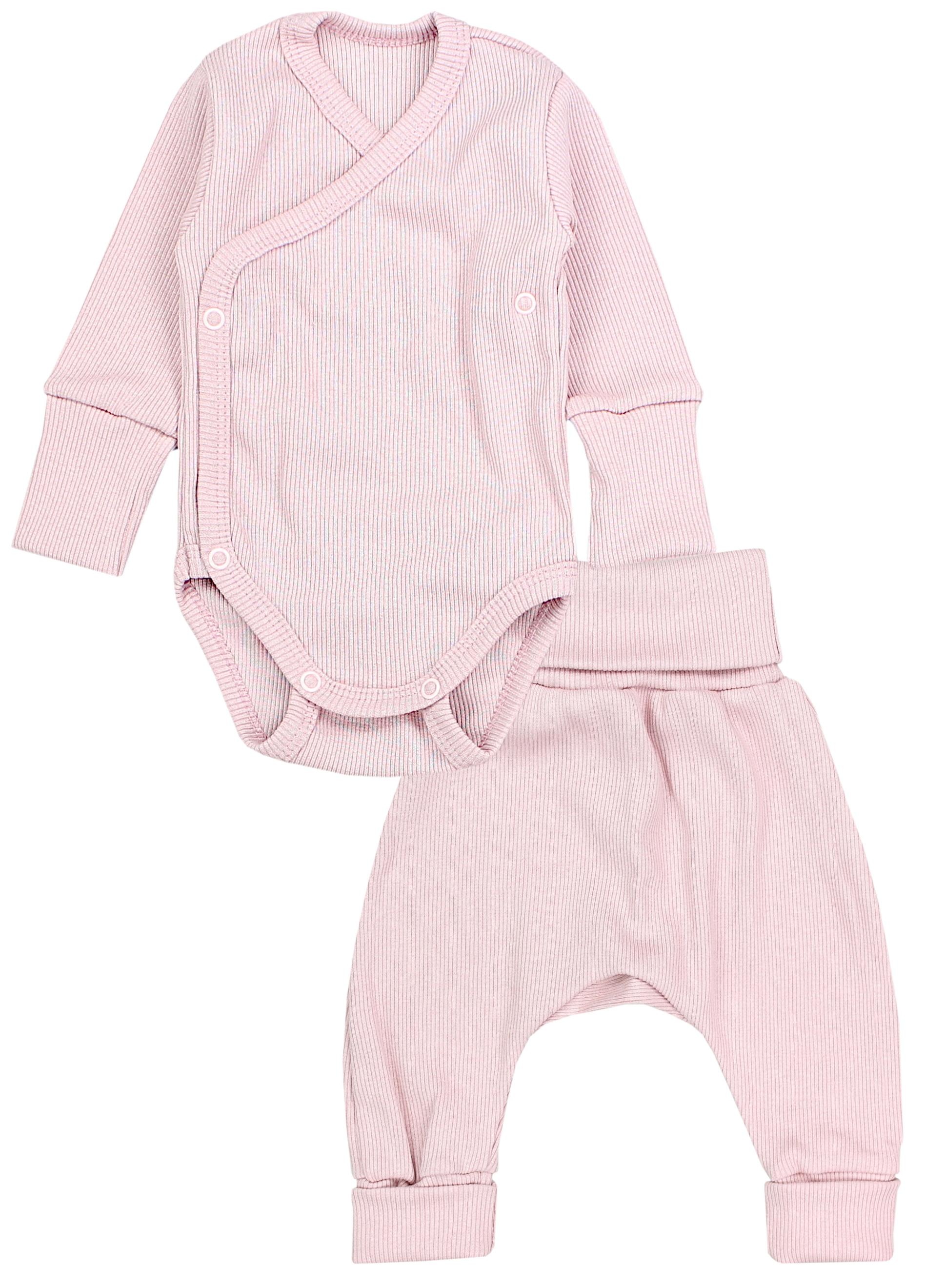 TupTam Langarmbody "Body Baby Bekleidung Langarmbody Hose 2er Set"