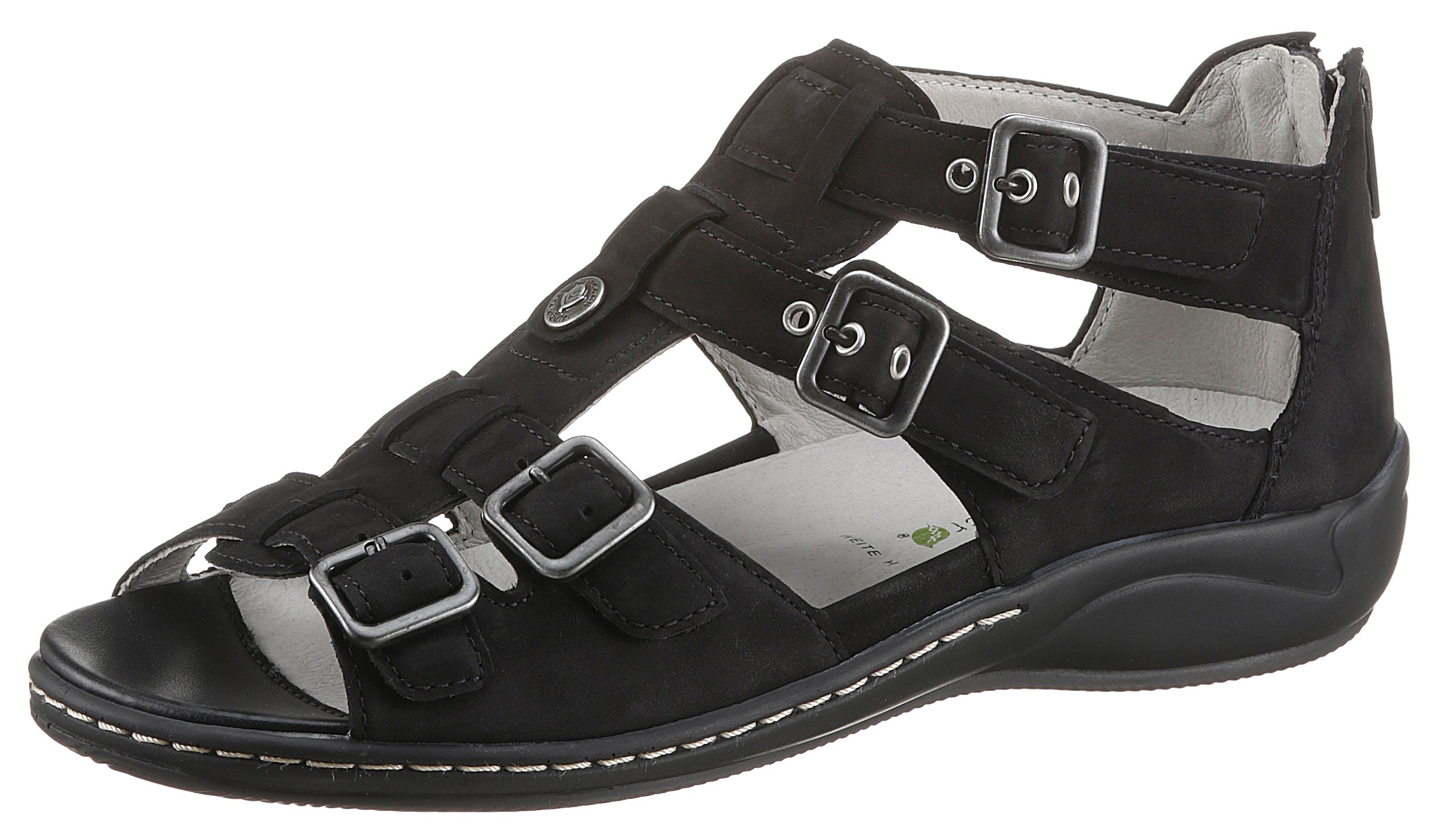Sandalen mit Reißverschluss (hinten) online kaufen | BAUR | Samthosen