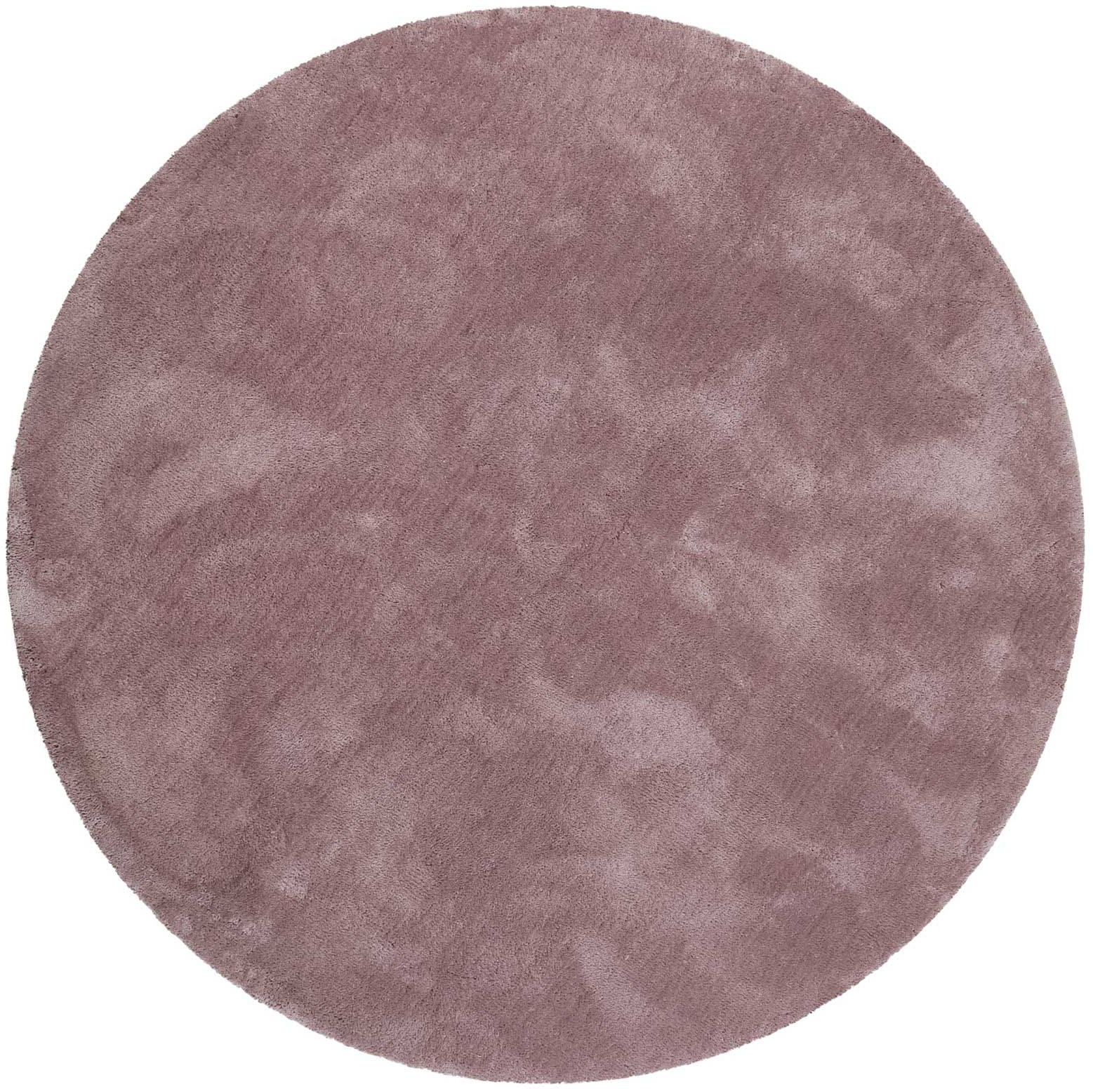Hochflor-Teppich ESPRIT "Relaxx ESP-4150", flieder, altrosè, H:25mm Ø:120cm, Kunstfaser, Teppiche, Wohnzimmer, sehr große Farbauswahl, weicher dichter Hochflor 3