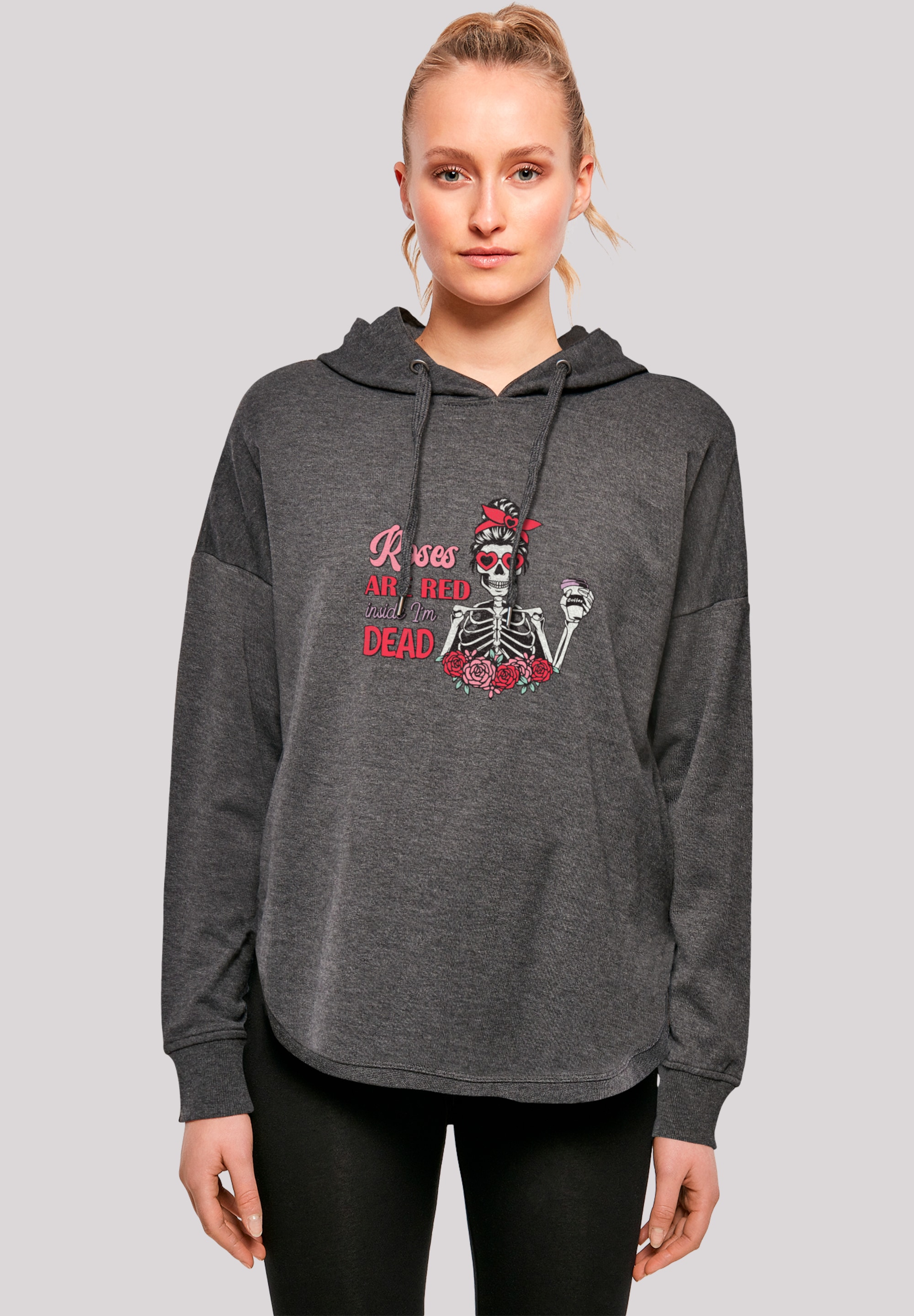 F4NT4STIC Kapuzenpullover "Anti Valentinstag Roses are red", Premium Qualit günstig online kaufen