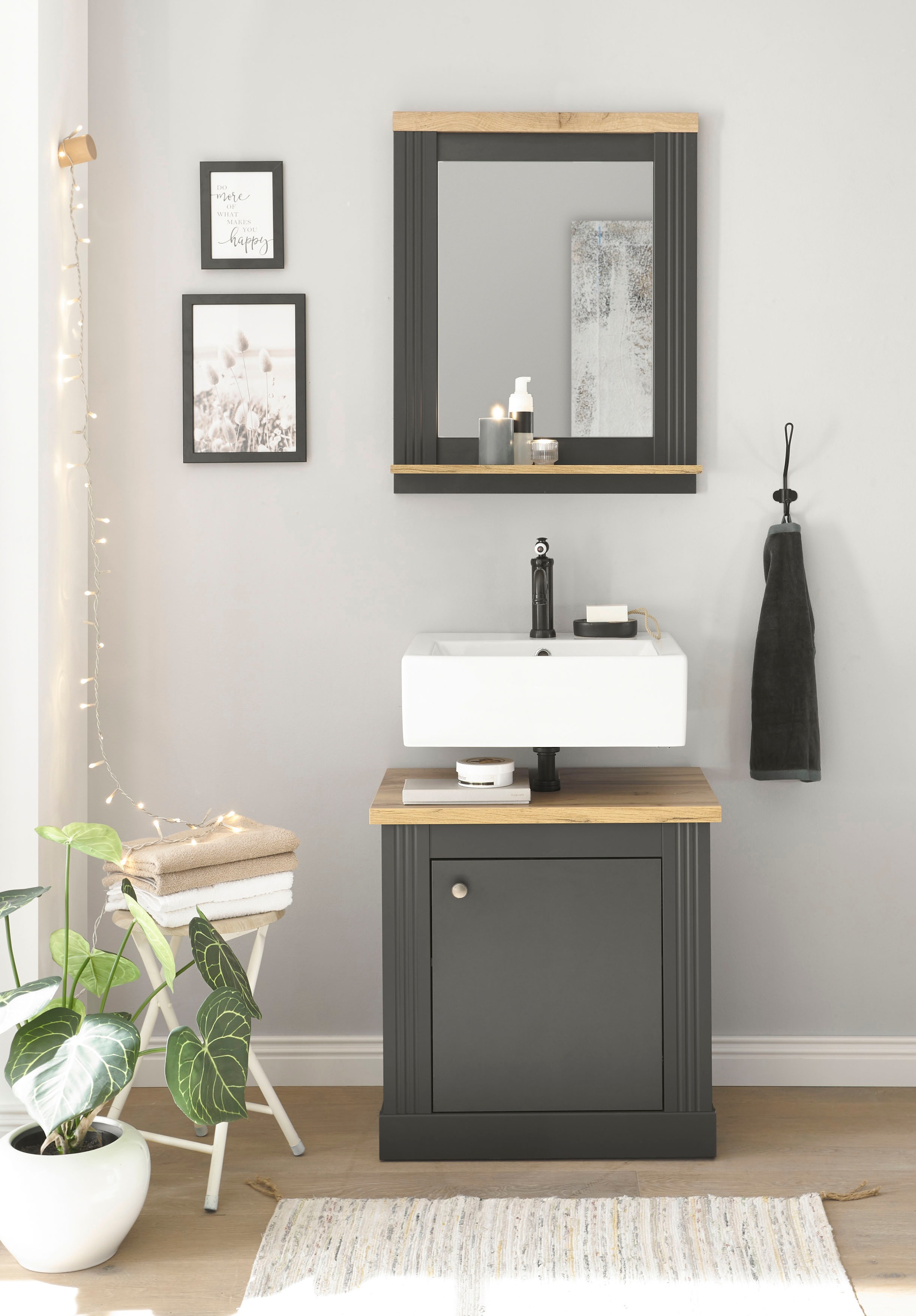 OTTO home Badmöbel-Set "WESTMINSTER, Bad im Landhausstil, 2-teiliges Badezi günstig online kaufen