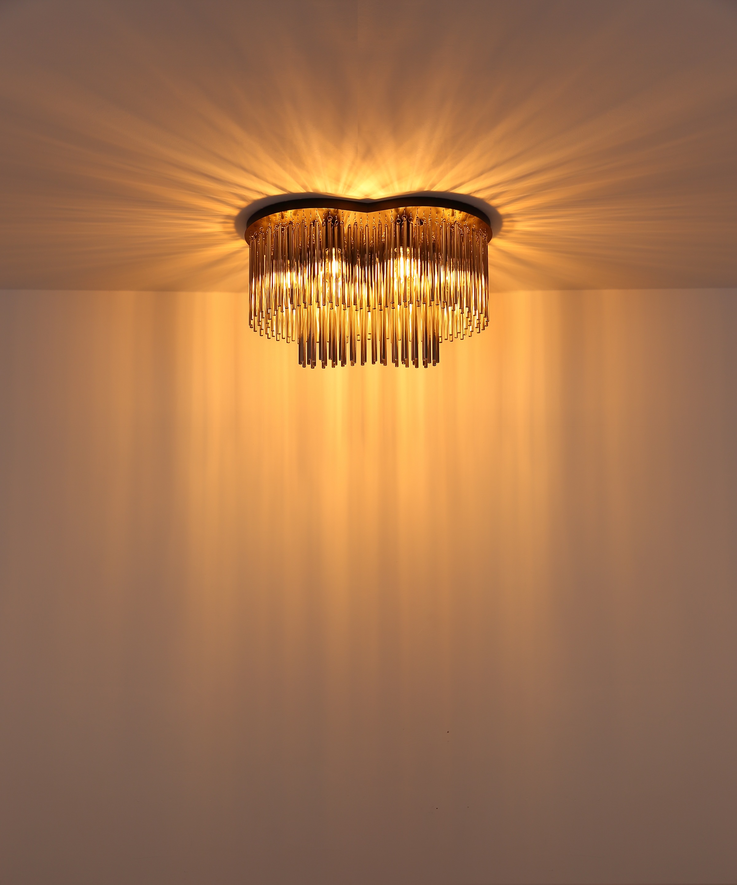 GLOBO LIGHTING Deckenleuchte »GORLEY« E27 1 Stk. Deckenleuchte für Wohn- & Esszimmer Rauchglas