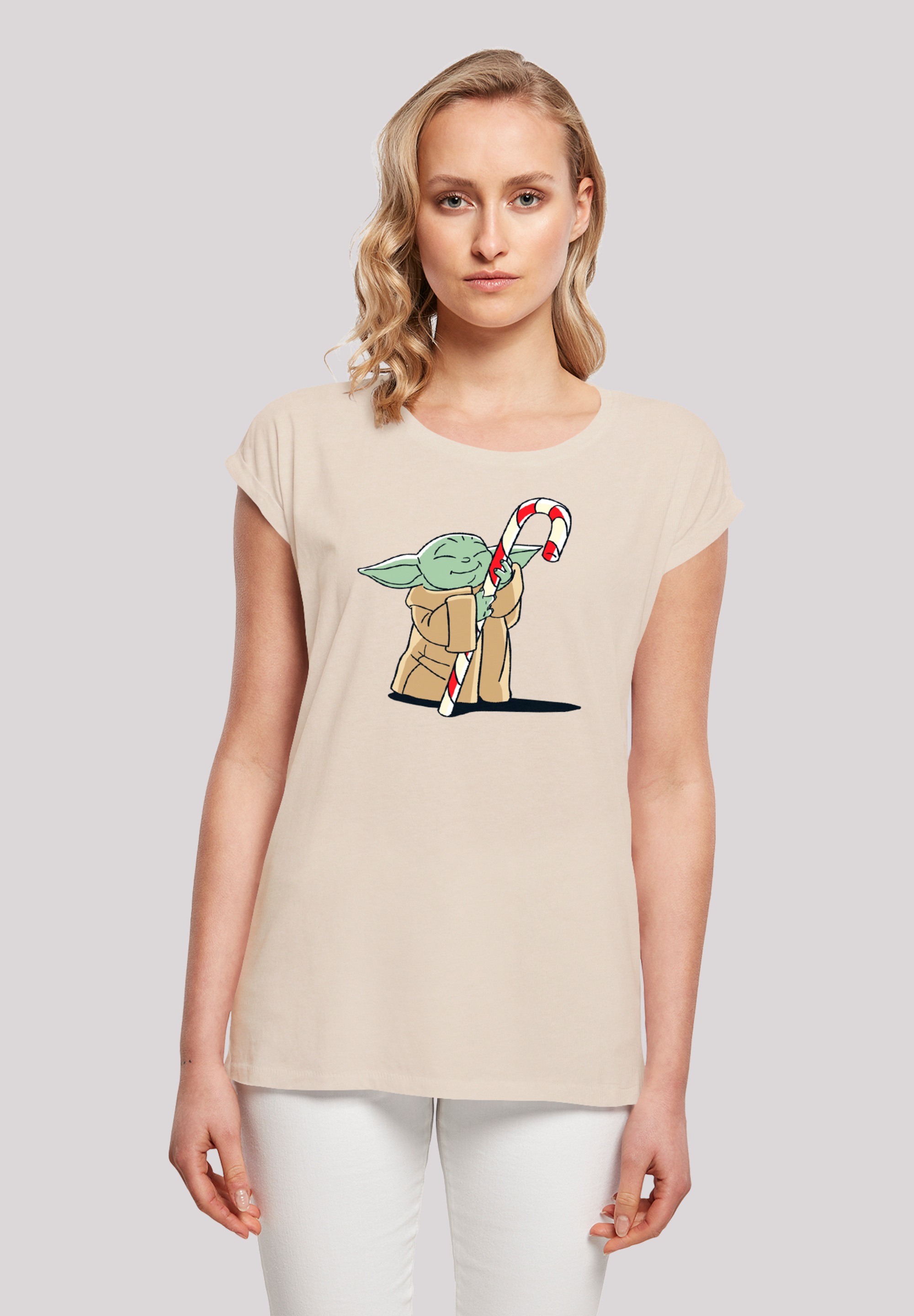 F4NT4STIC T-Shirt "Star Wars Grogu Loves Candy stick", Premium Qualität günstig online kaufen