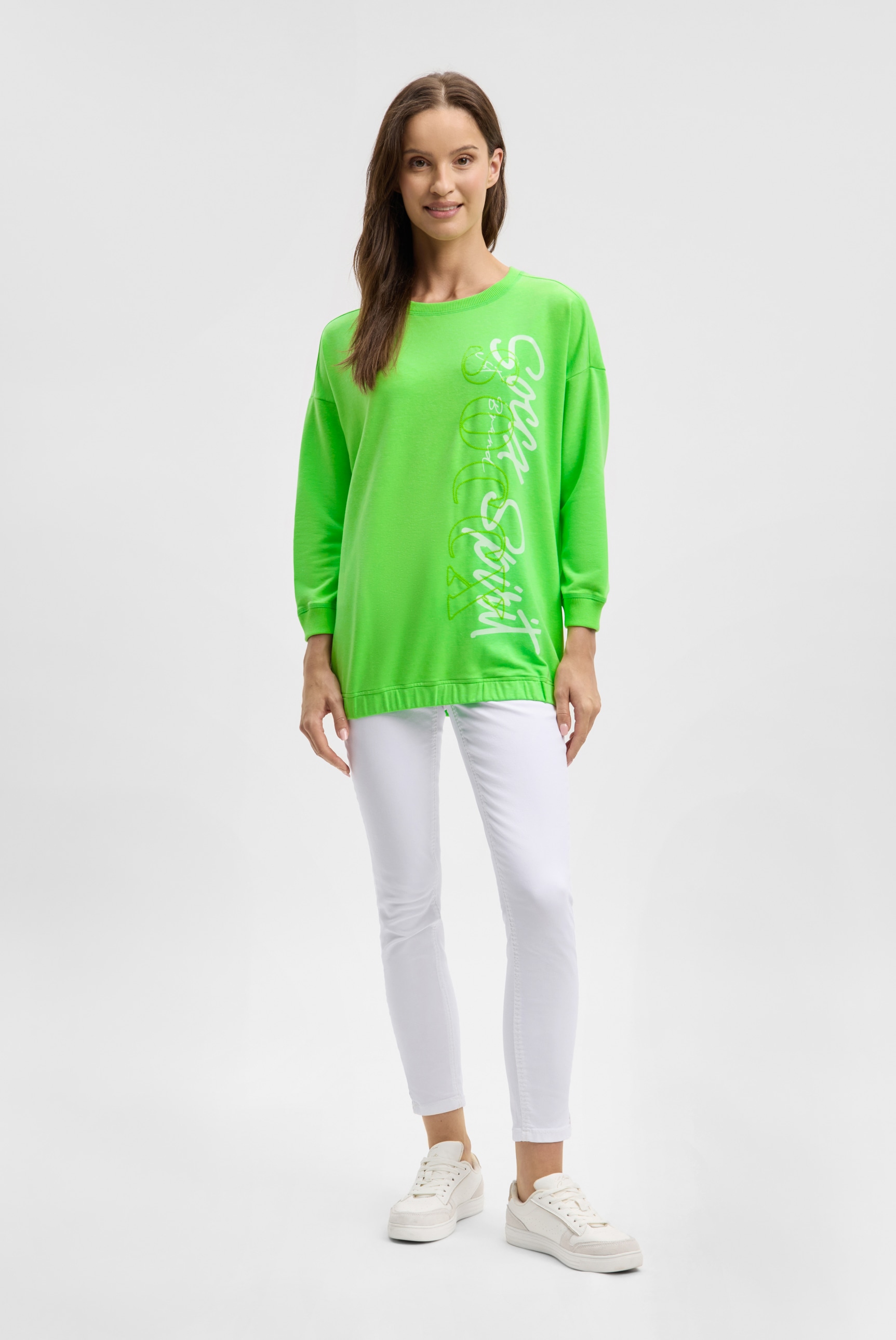 SOCCX Sweater , mit Gummizug im Saum
