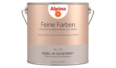 Wand- und Deckenfarbe »Feine Farben No. 02 Nebel im November®«