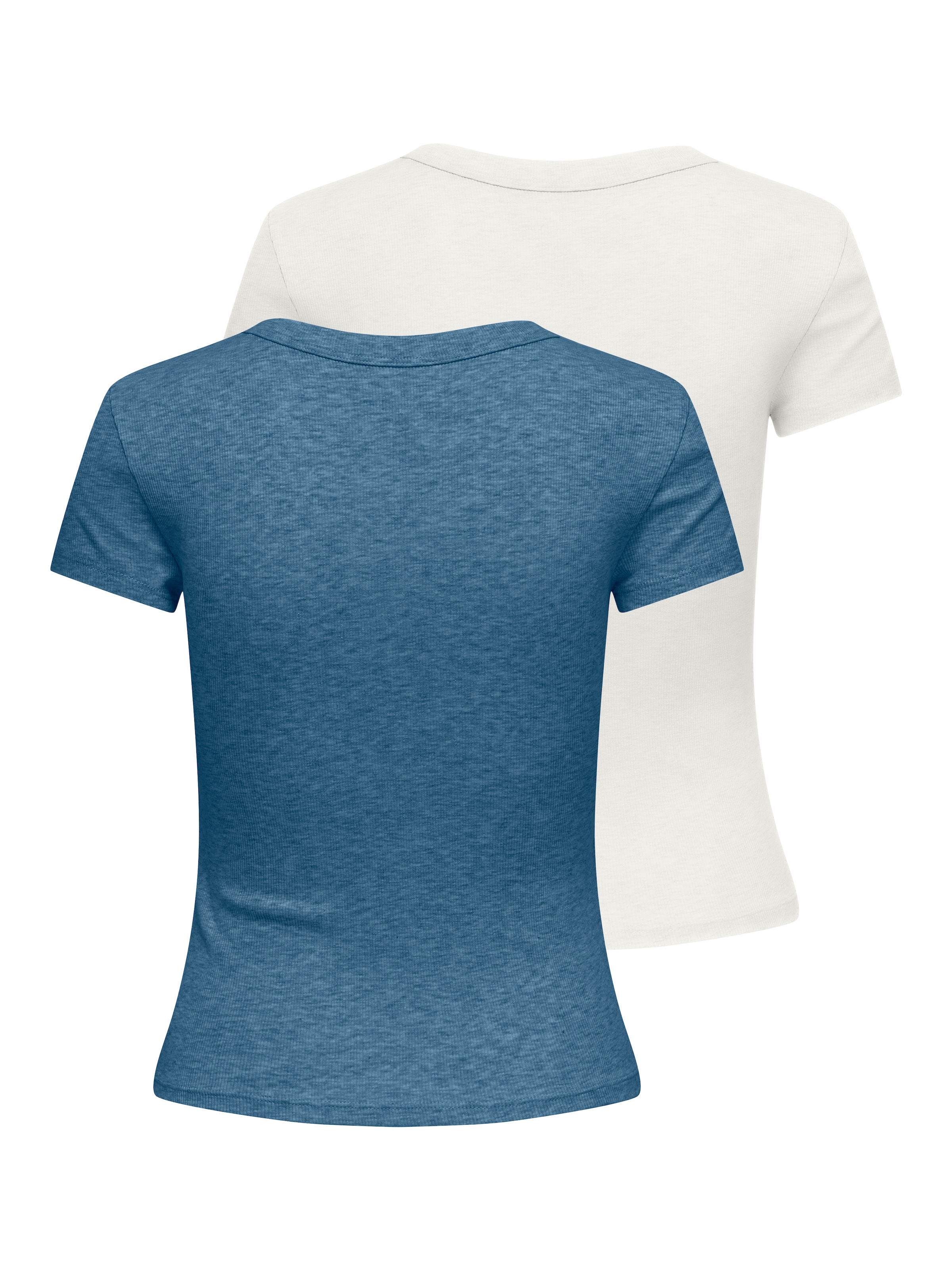 ONLY Kurzarmshirt »ONLEASY S/S TOP CS JRS 2 PACK«, (Packung, 2 tlg.)