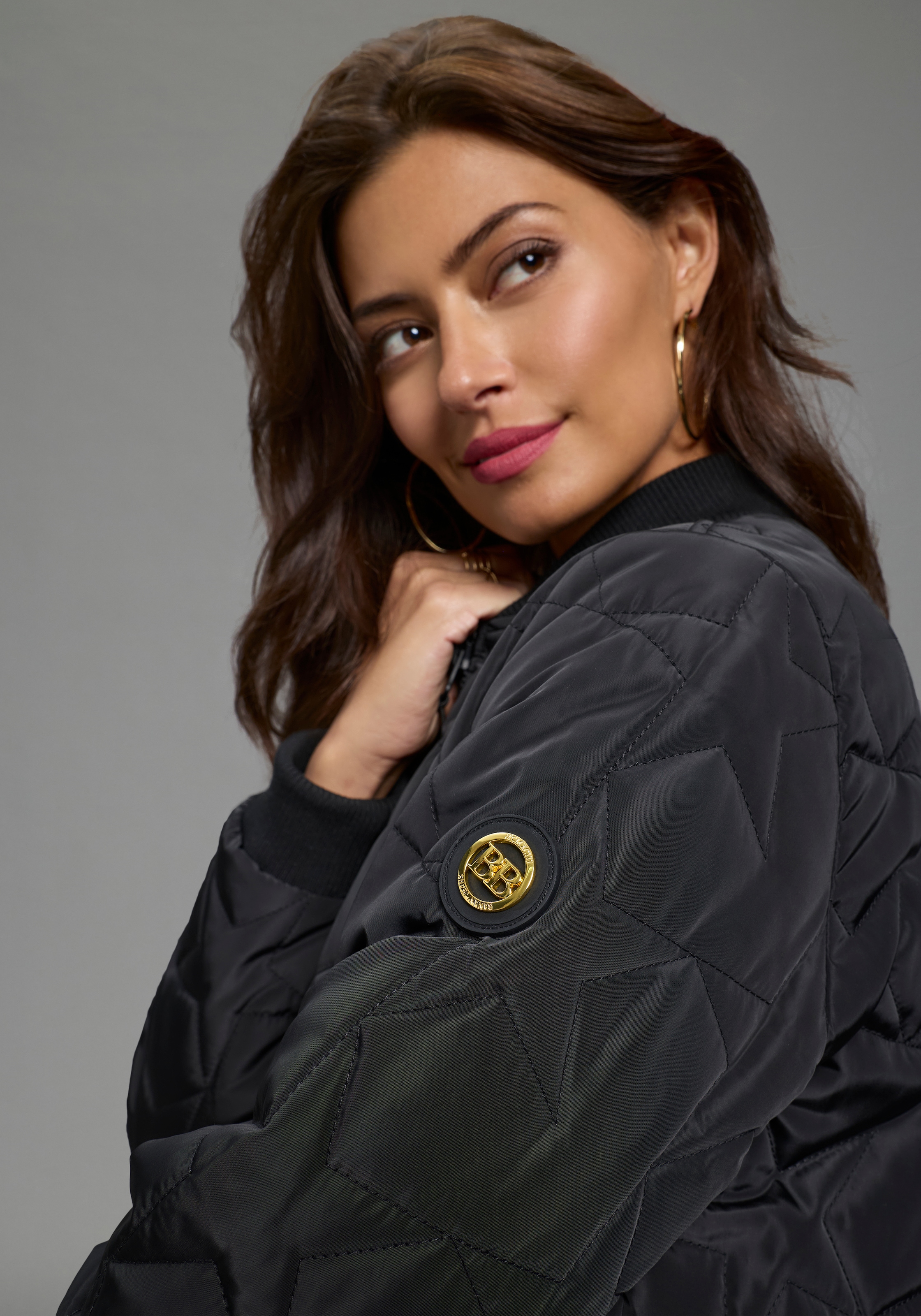 Bruno Banani Blouson mit durchgehendem Reißverschluss, mit Reißverschlusstaschen