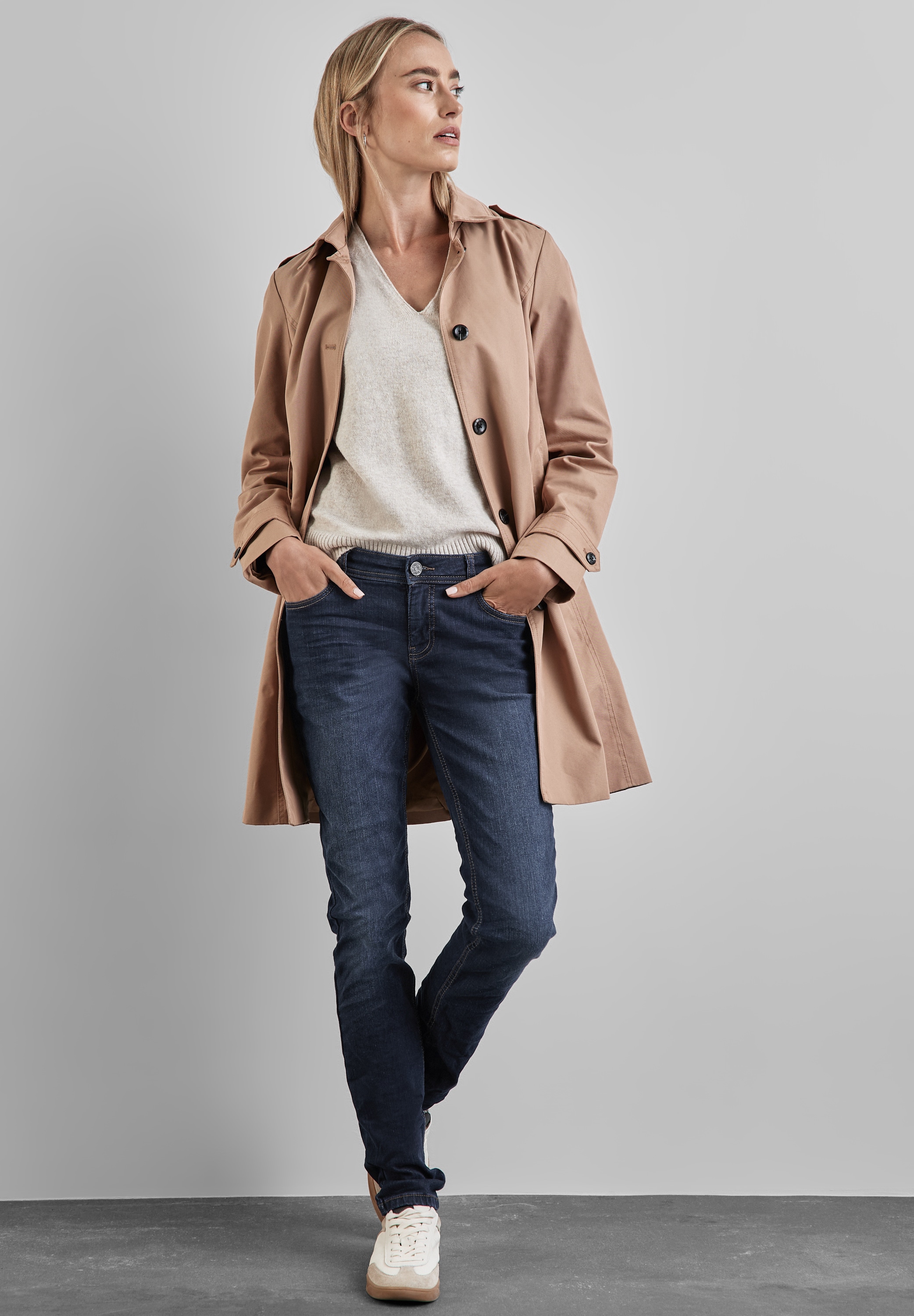 STREET ONE Comfort-fit-Jeans, aus Baumwolle mit Stretchanteil