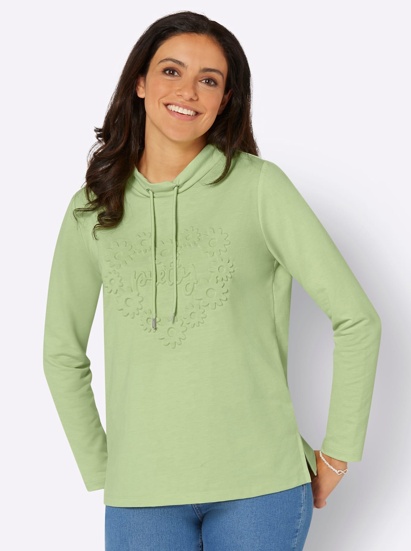 Inspirationen Langarmshirt "Sweatshirt" 1 Stk. tlg. günstig online kaufen
