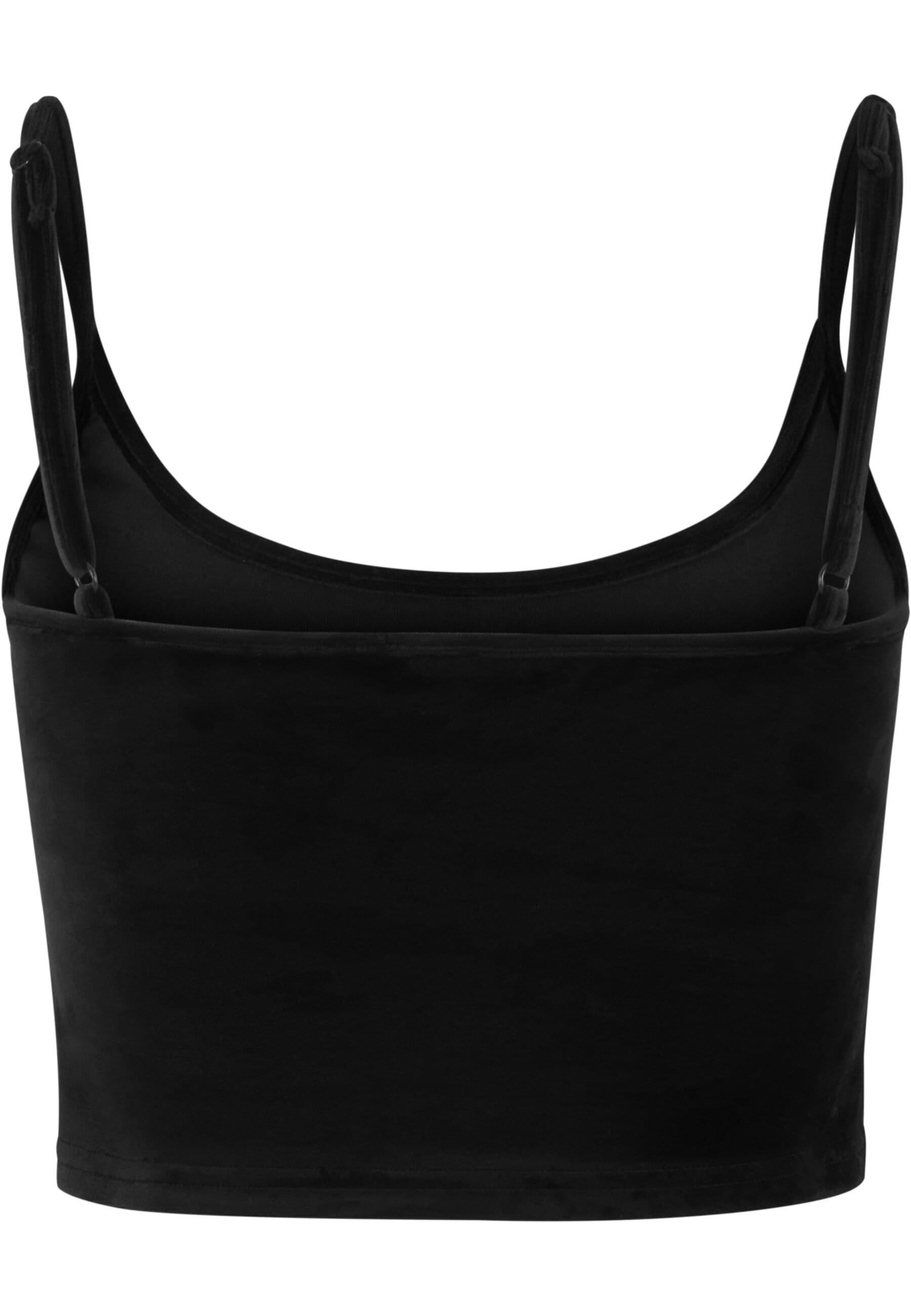 URBAN CLASSICS Muskelshirt "Urban Classics Ladies Short Velvet Top", (1 tlg günstig online kaufen