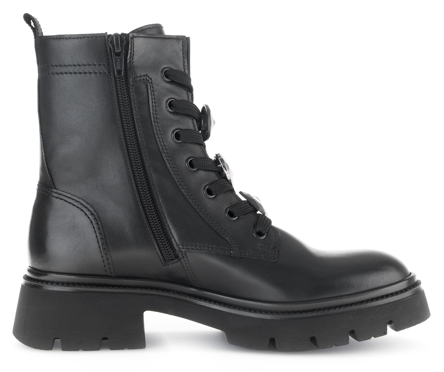 Gabor Schnürboots, Blockabsatz, Plateau, Schnürstiefelette mit Best Fitting