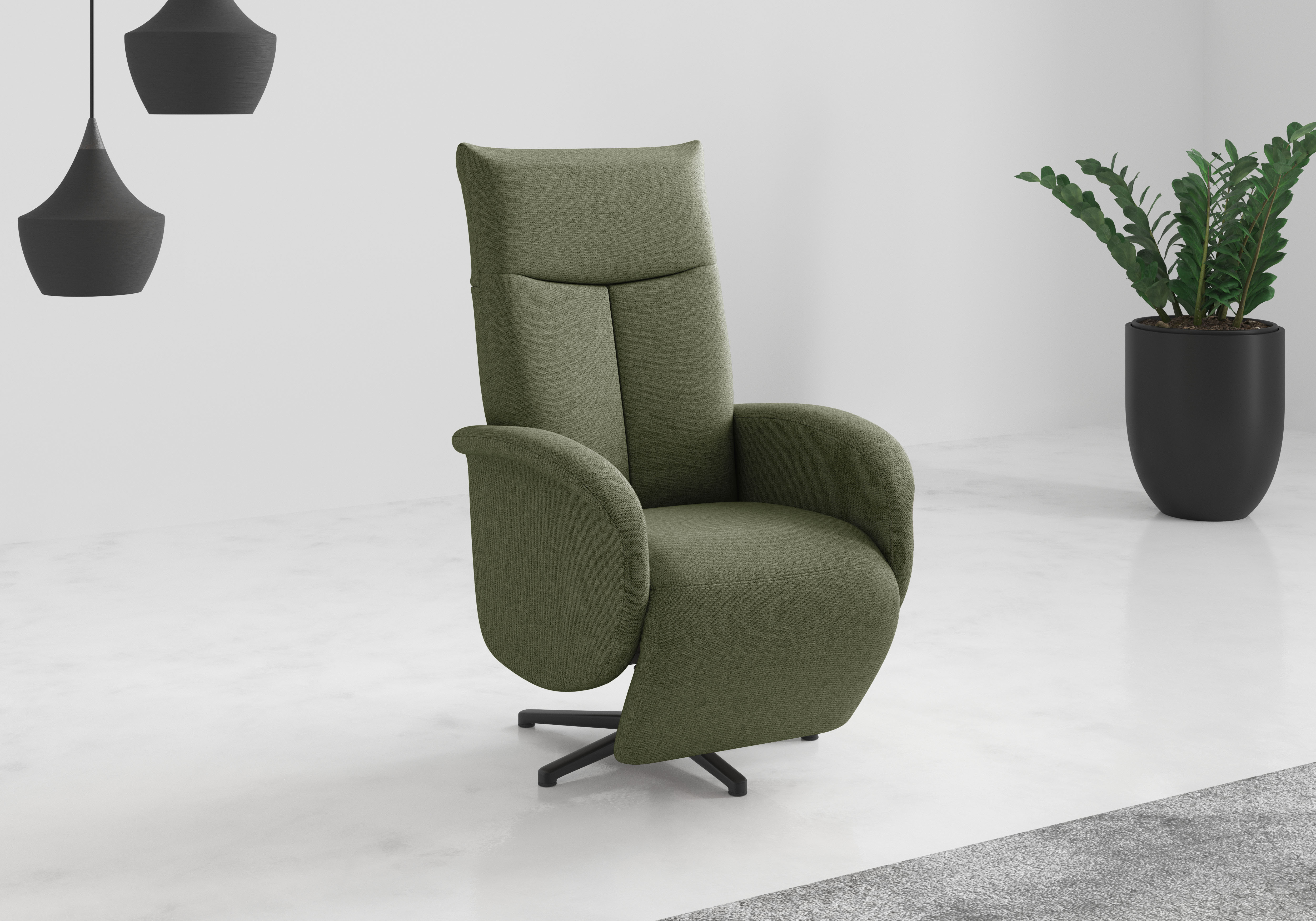 sit&more "Juma, inkl. Drehfunktion & Kopfteilverstellung" Höhe Armlehne 62 cm, wahlweise mit Aufstehhilfe, 2 Motoren und Akku