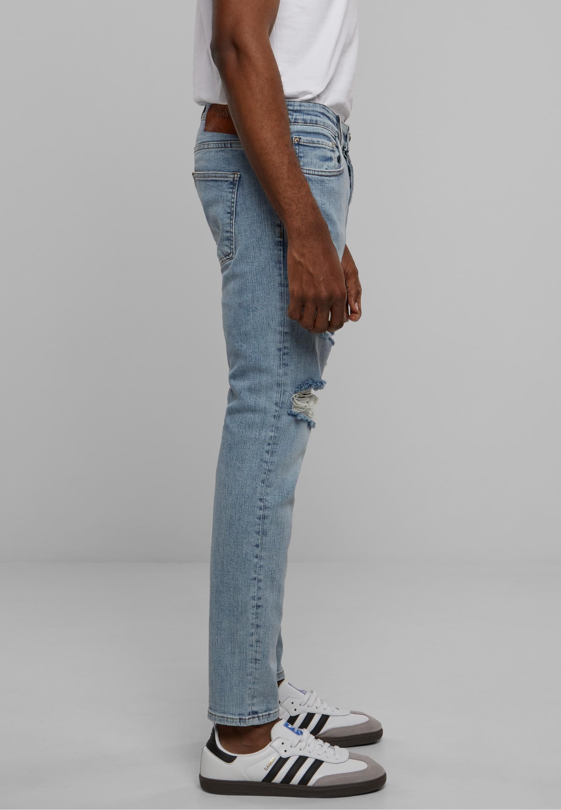 2Y Studios Bequeme Jeans »2Y Studios Herren 2Y Destroyed Skinny Fit Jeans«