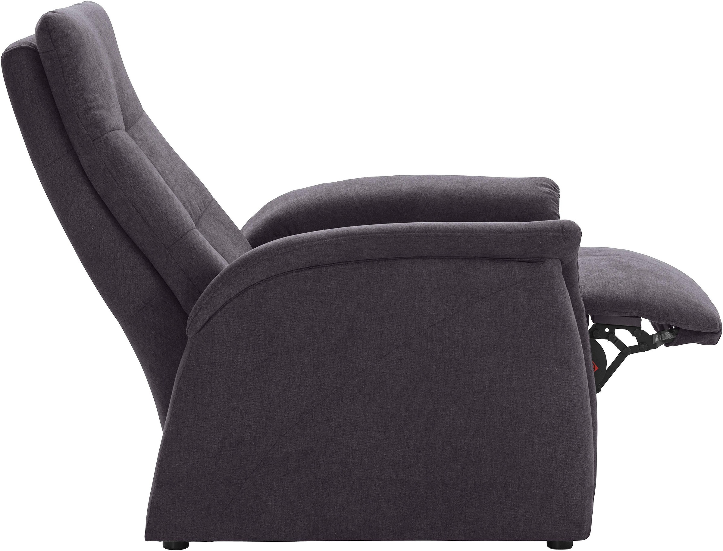 exxpo - sofa fashion Sessel »Tivoli, Hochlehnsessel, Relaxsessel, Kinosessel, bequem«, (Set), mit Relaxfunktion, schmale Armlehnen