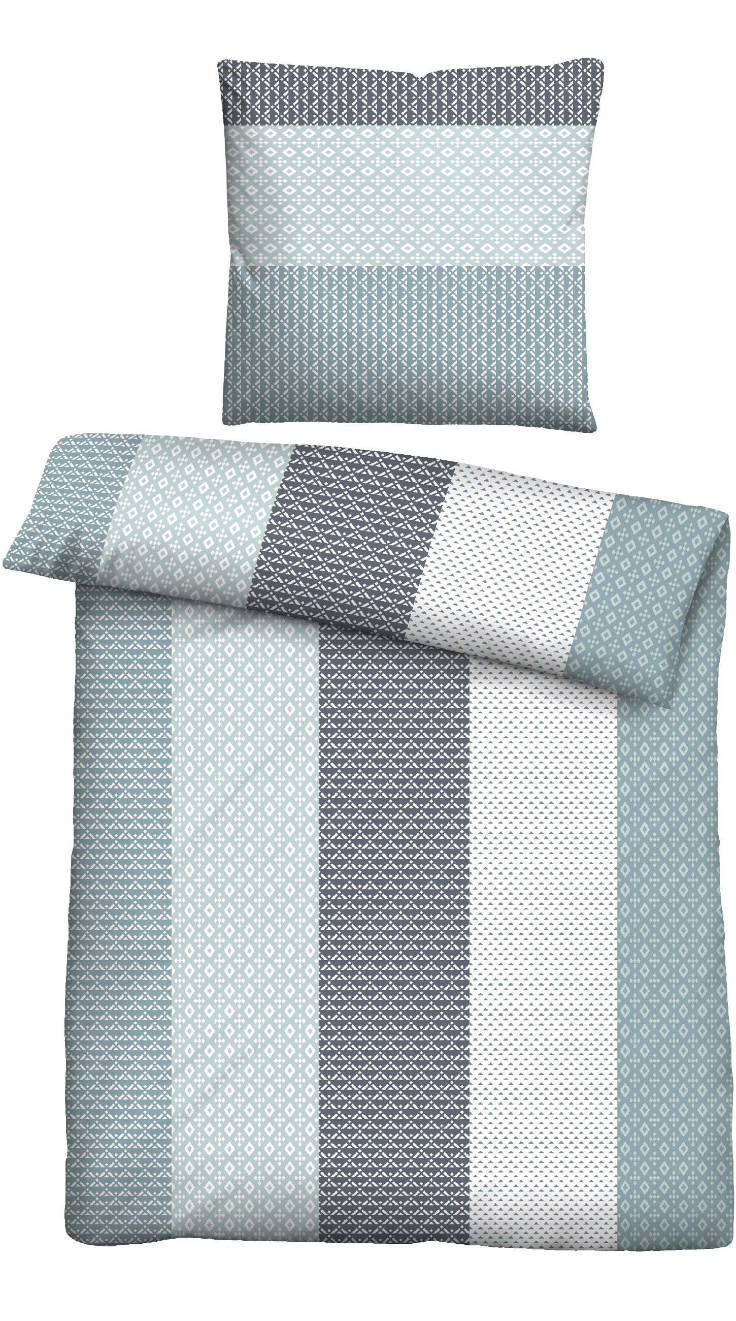 Thumbnail - Castell - Markenbettwäsche Bettwäsche "0380339" 2 Stk. tlg. Nicki, kuschelig + flauschig, temperaturausgleichend, bügelf...