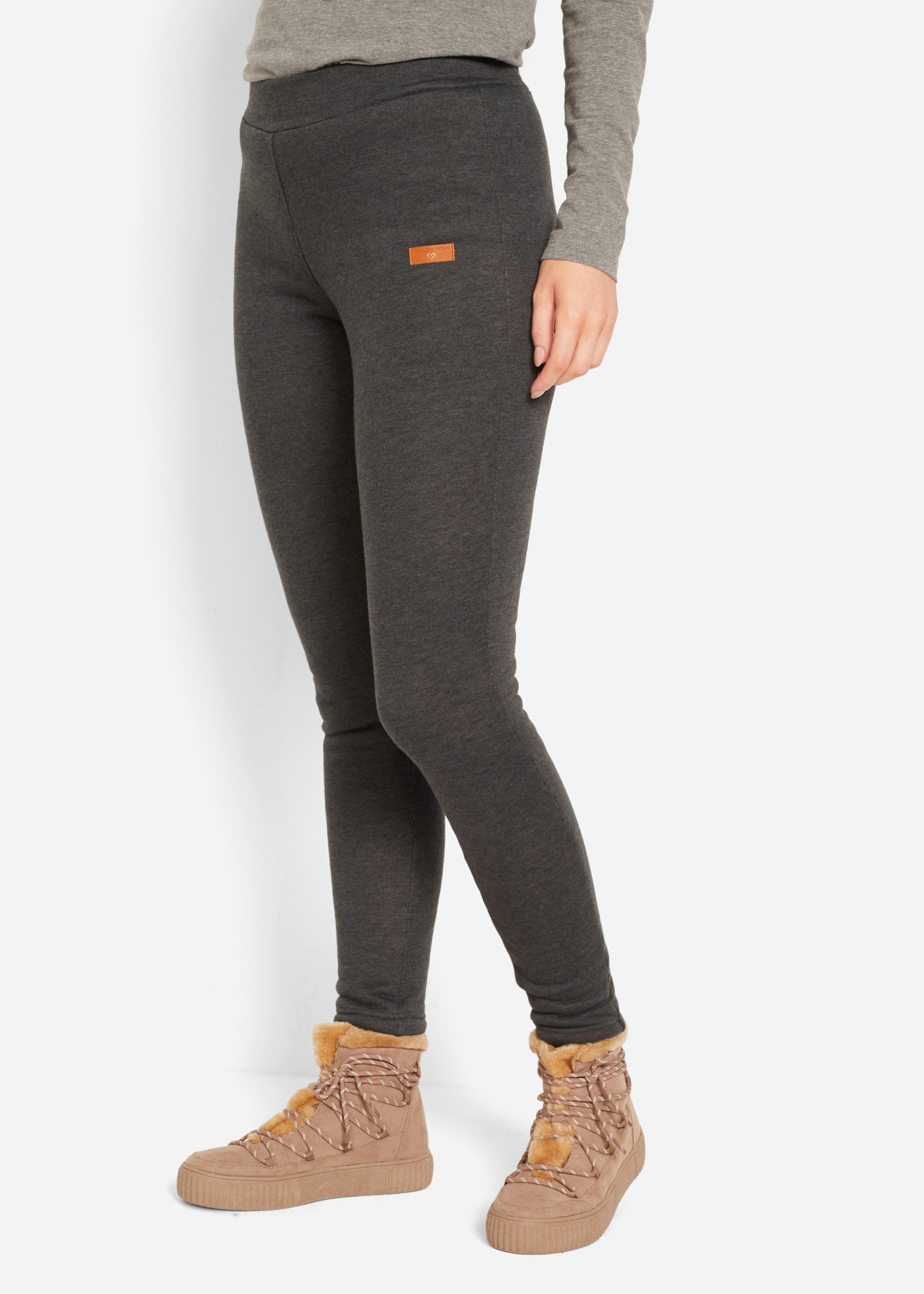 bonprix mit Teddyfutter, aus Polyester und Baumwolle, Skinny Fit