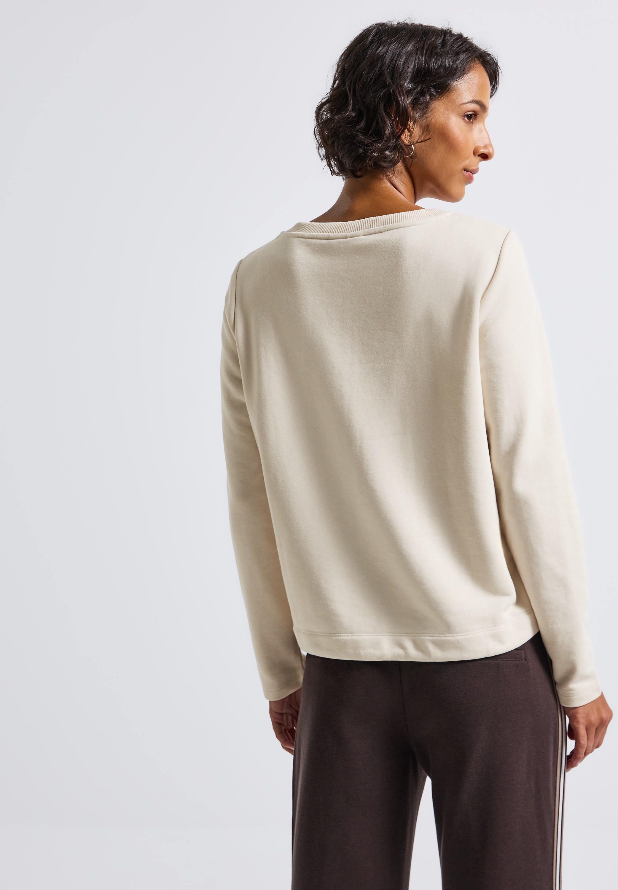 STREET ONE Sweatshirt, mit Tunnelzug am Saum