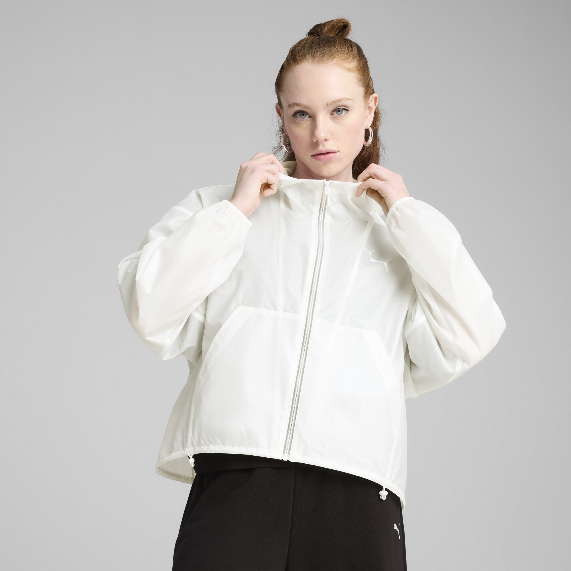 PUMA Windbreaker »WARDROBE ESS Oversized Windjacke Damen«