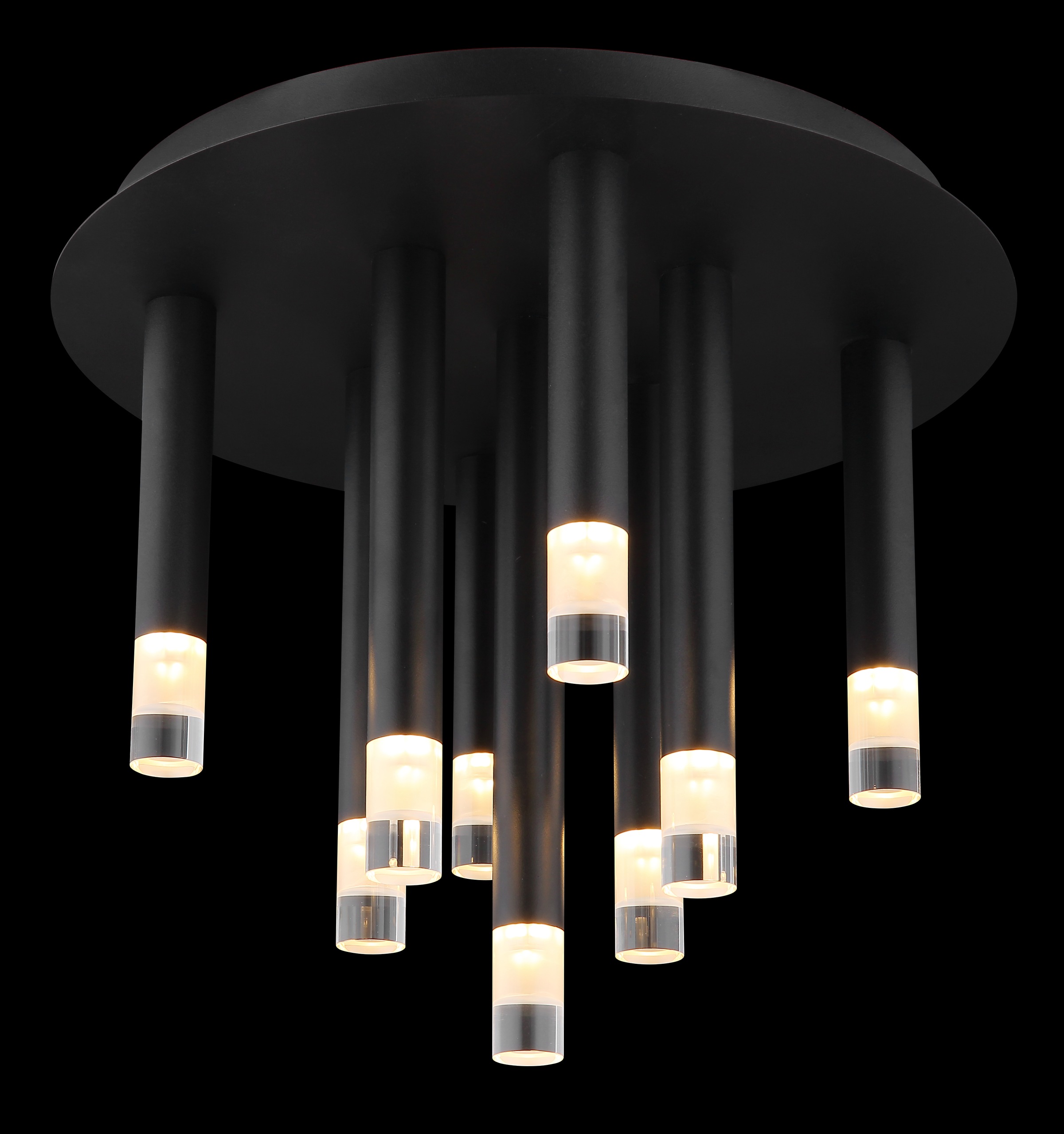 GLOBO LIGHTING Deckenleuchte »RYAN«, Leuchtmittel G9 | ohne Leuchtmittel, Deckenlampe/Stäbe/Metall/Wohnzimmer/Essbereich/Acryl satiniert