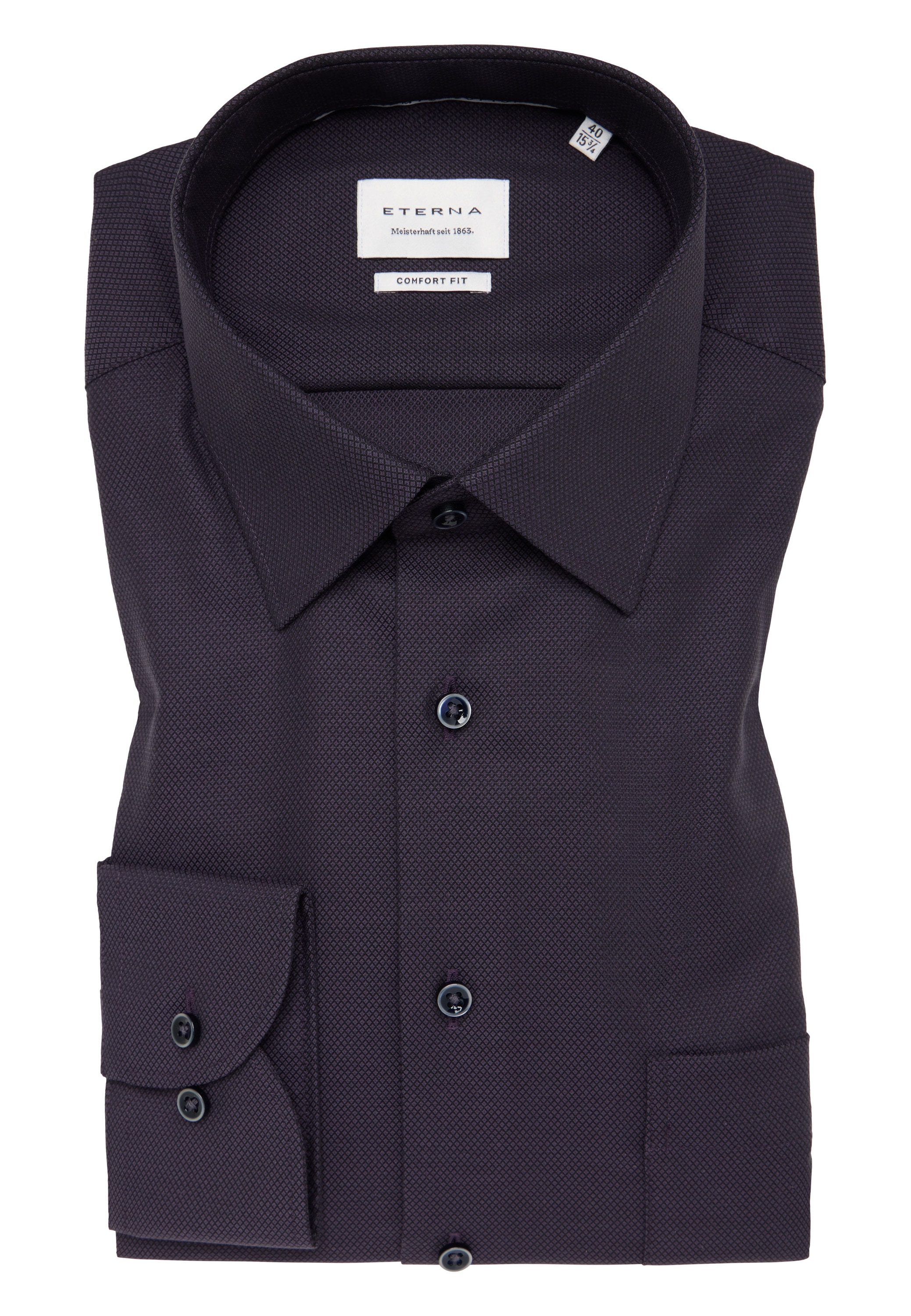 Eterna Langarmhemd »COMFORT FIT«, NON IRON (bügelfrei)