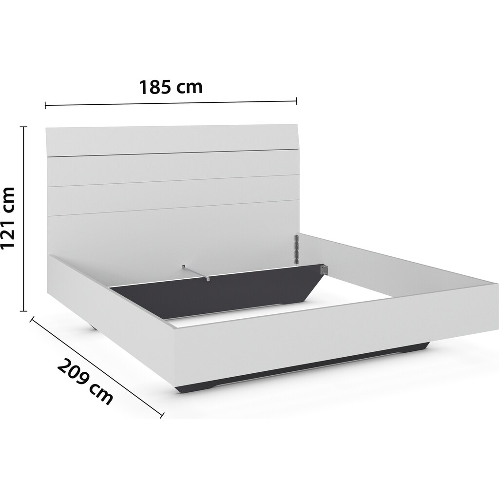 rauch Futonbett »Bett Doppelbett Holzbett AGORDO«