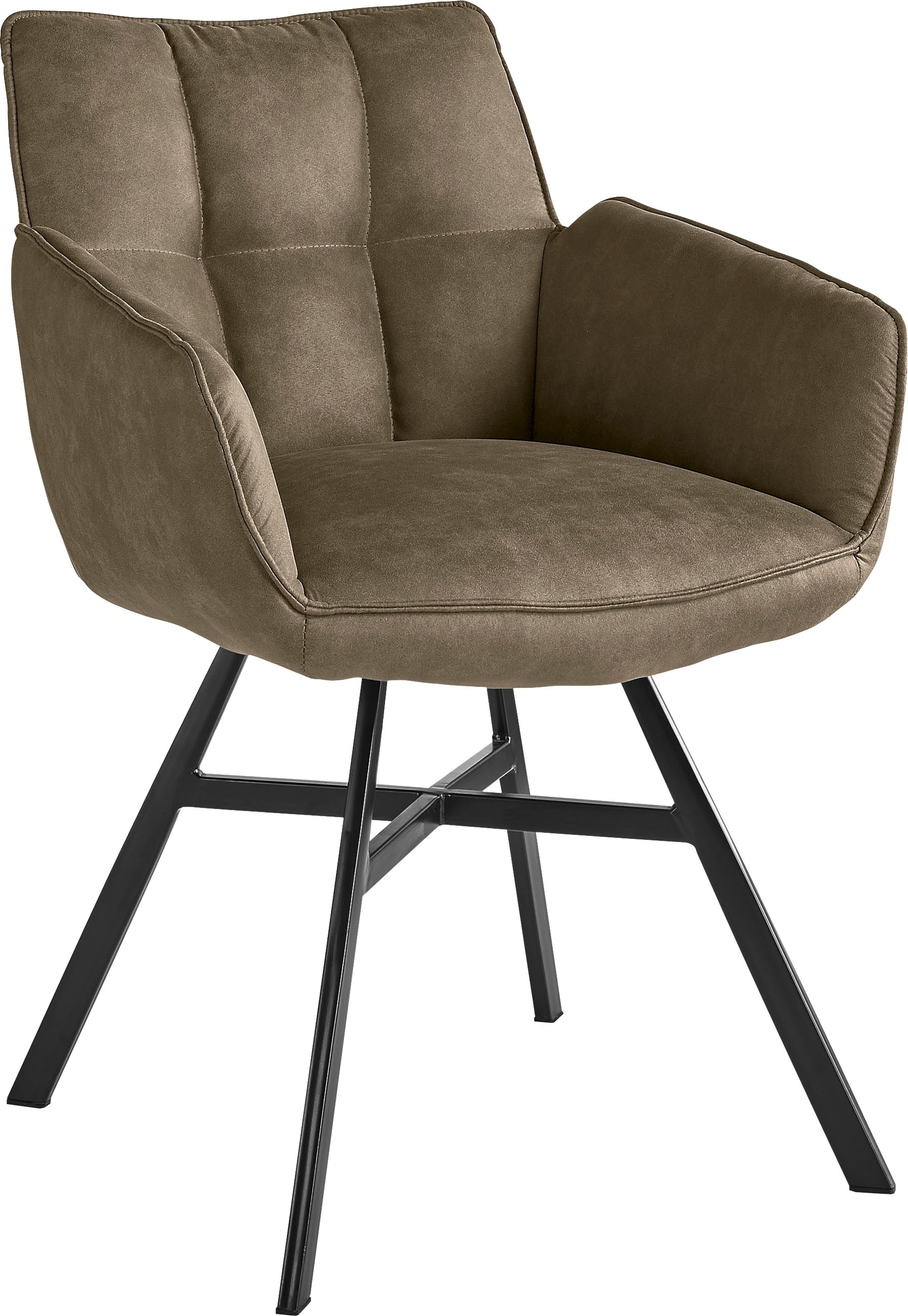 set one by Musterring Armlehnstuhl "Frisco" () 2er Set, 4-Fußgestell, Sitzh günstig online kaufen