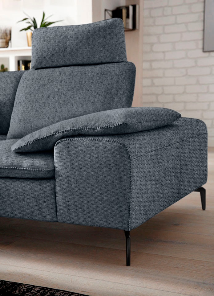 W.SCHILLIG Ecksofa »valentinoo, Designsofa, elegant und bequem, L-Form«, (Set), mit Sitztiefenverstellung, Breite 318 cm