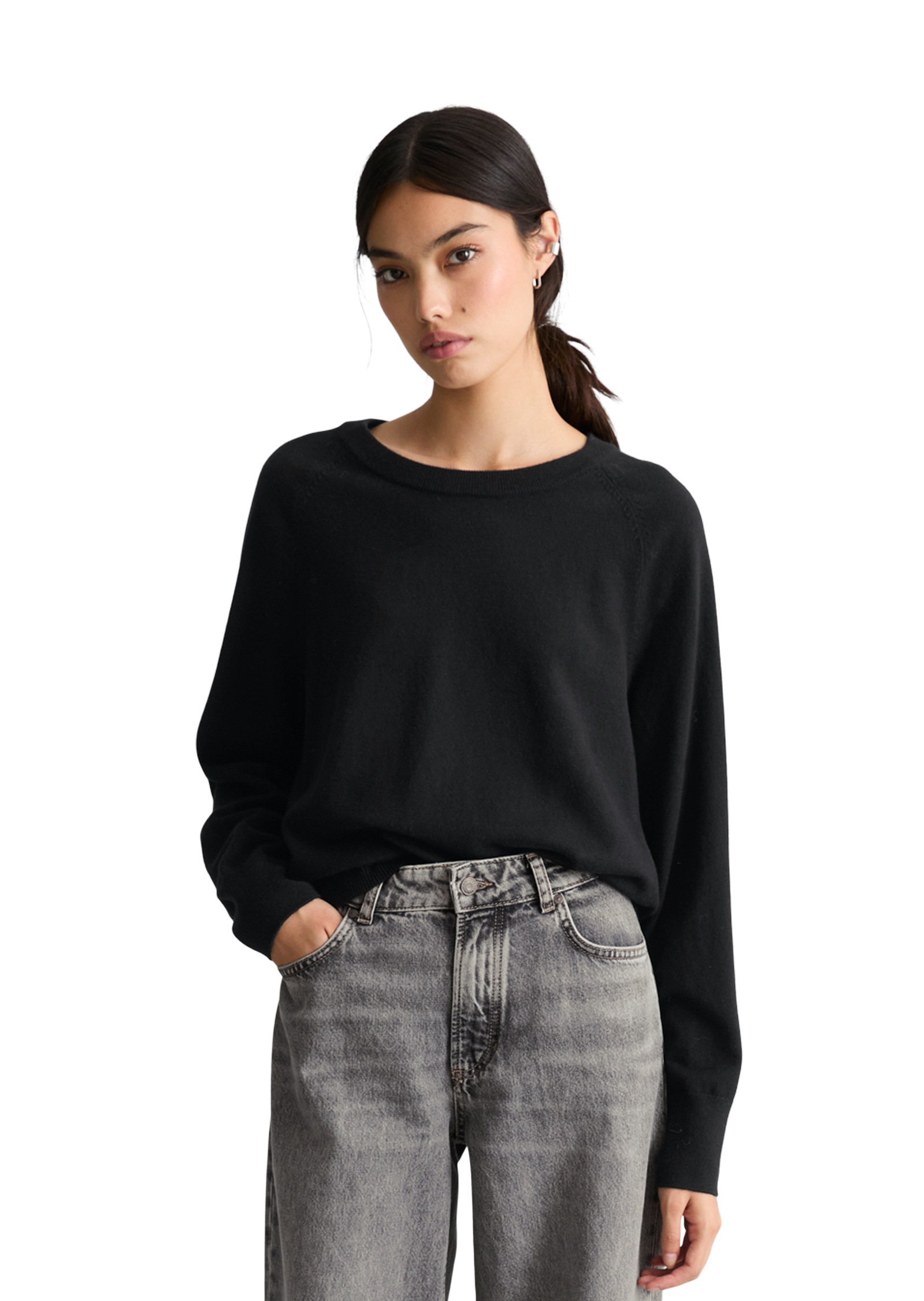 Marc OPolo DENIM Strickpullover "aus Soft Cotton Stretch"