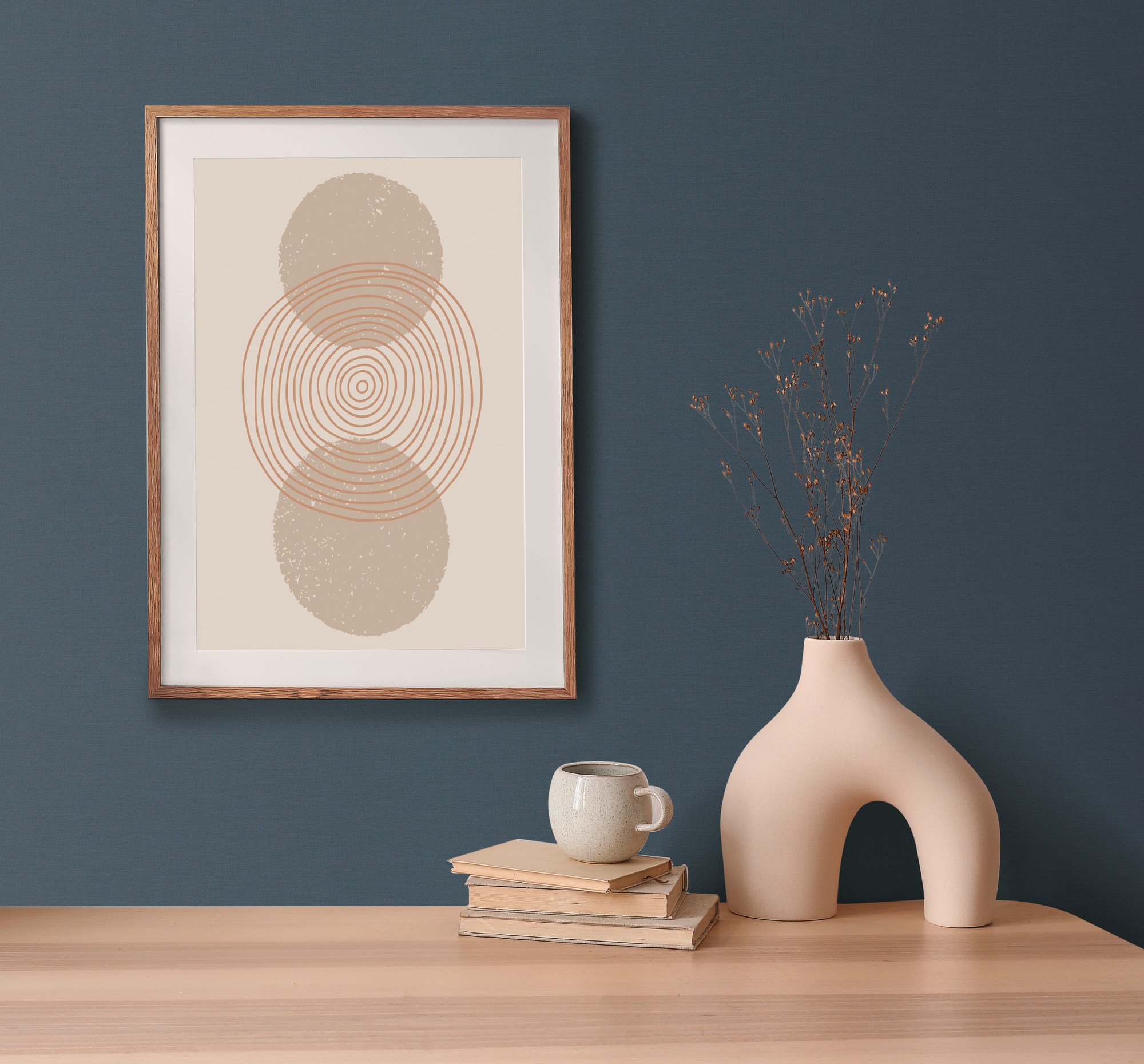 living walls Vliestapete »Dschungel-Tapete Bunte Blattoptik tropisch Vlies« matt glatt