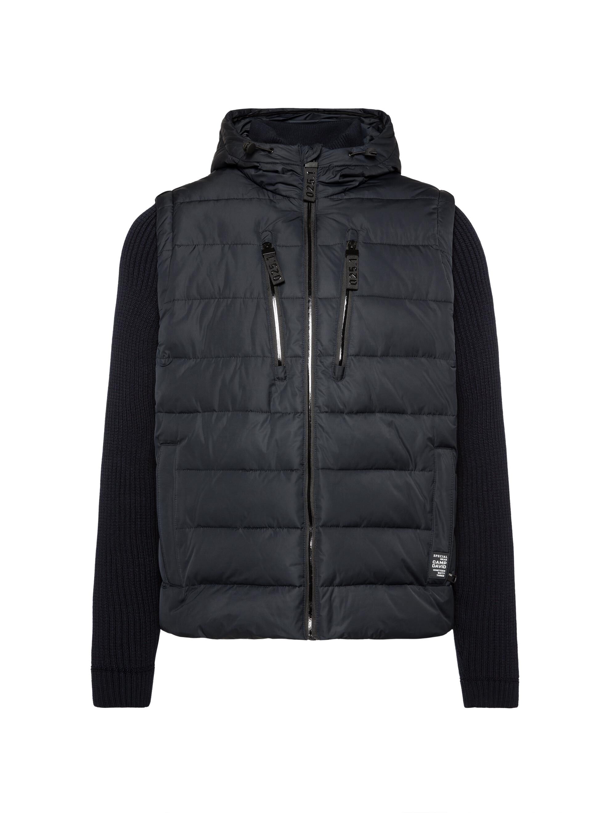 CAMP DAVID Winterjacke mit Kapuze mit Brusttaschen