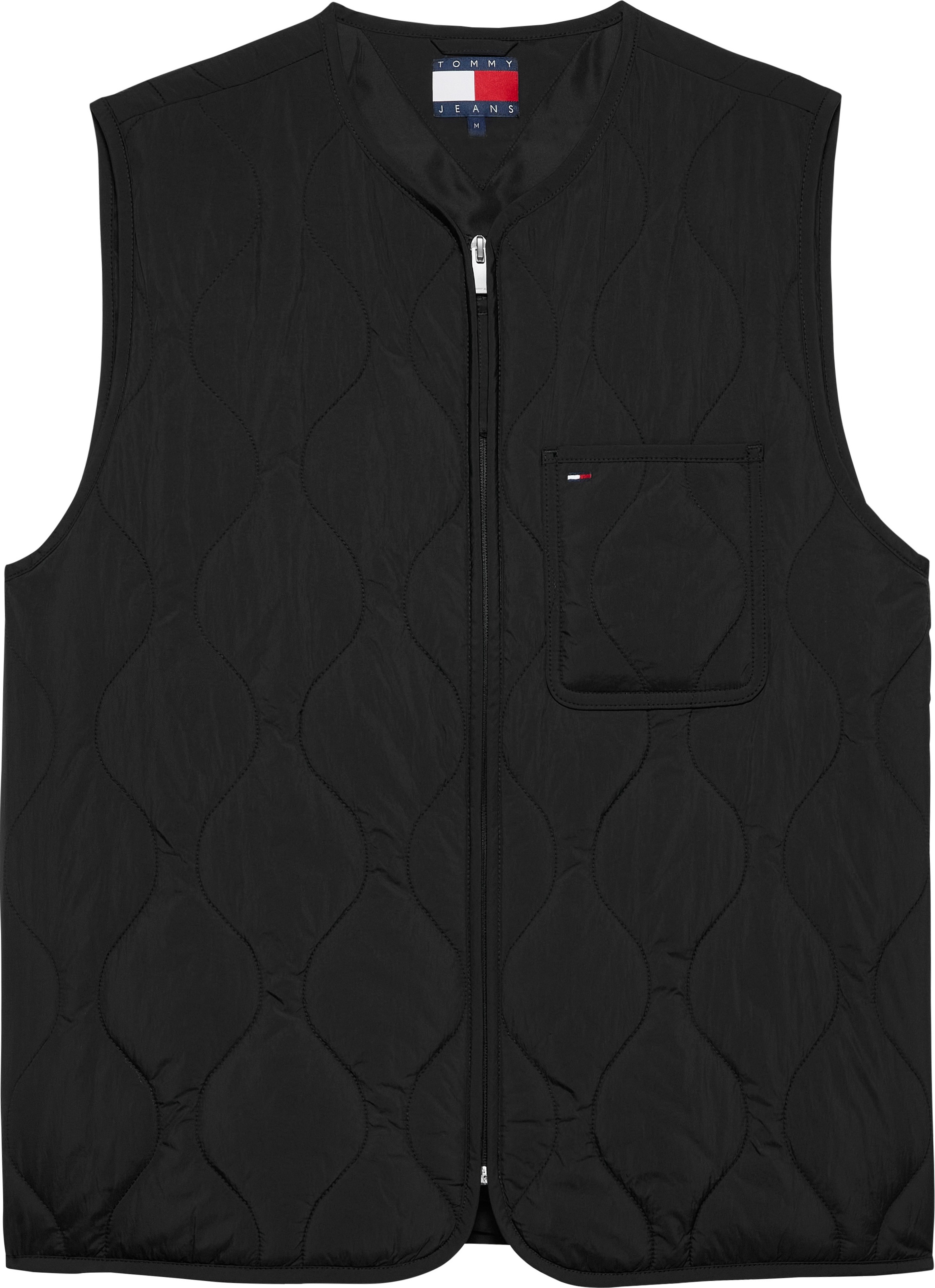 Tommy Jeans Steppweste »TJM QUILTED VEST EXT«, Mit Rundhalsausschnitt