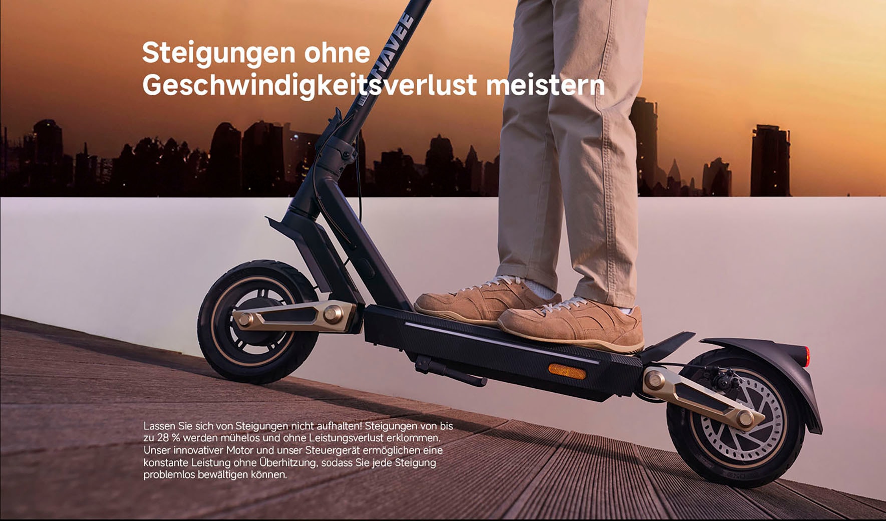 NAVEE E-Scooter »ST3 Pro Electric Scooter (DE Version)«